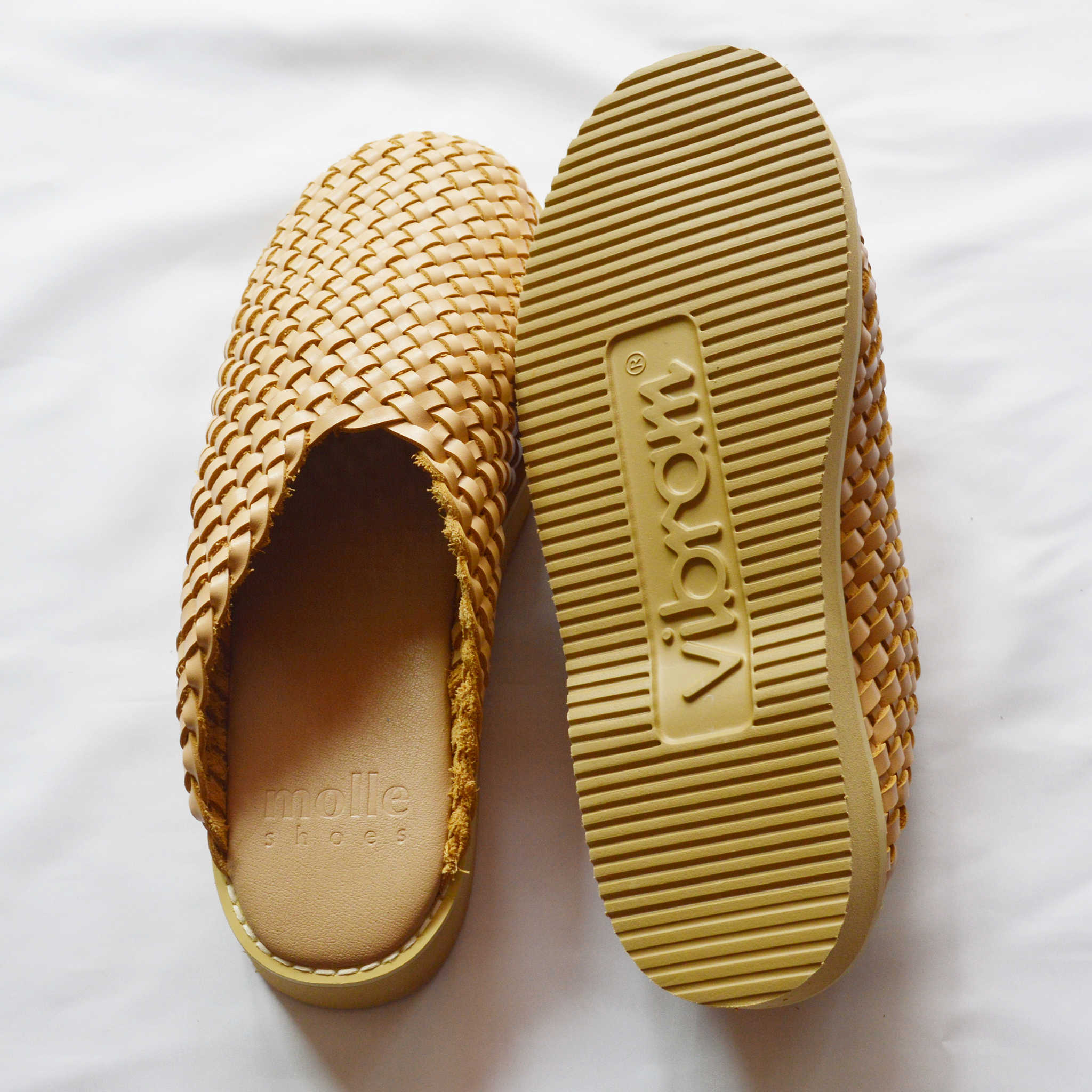 molle shoes モールシューズ / WOVEN LEATHER CROG ウーブンレザークロッグ (NOMAD ノマド)