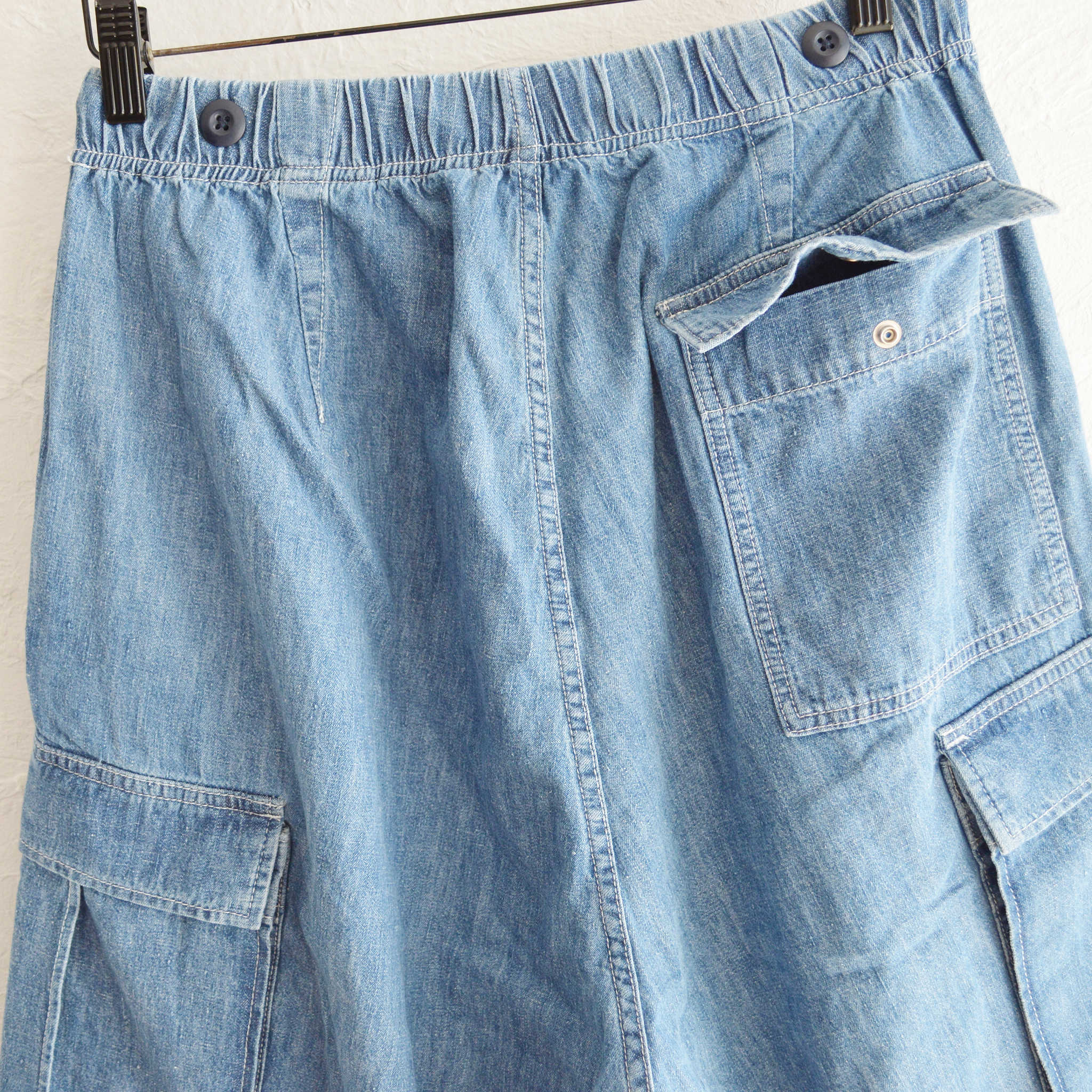 IMPRESTORE インプレストア / Randy-short-6.5oz Denim ランディーショーツ6.5オンスデニム (VINTAGE WASH ヴィンテージウォッシュ)