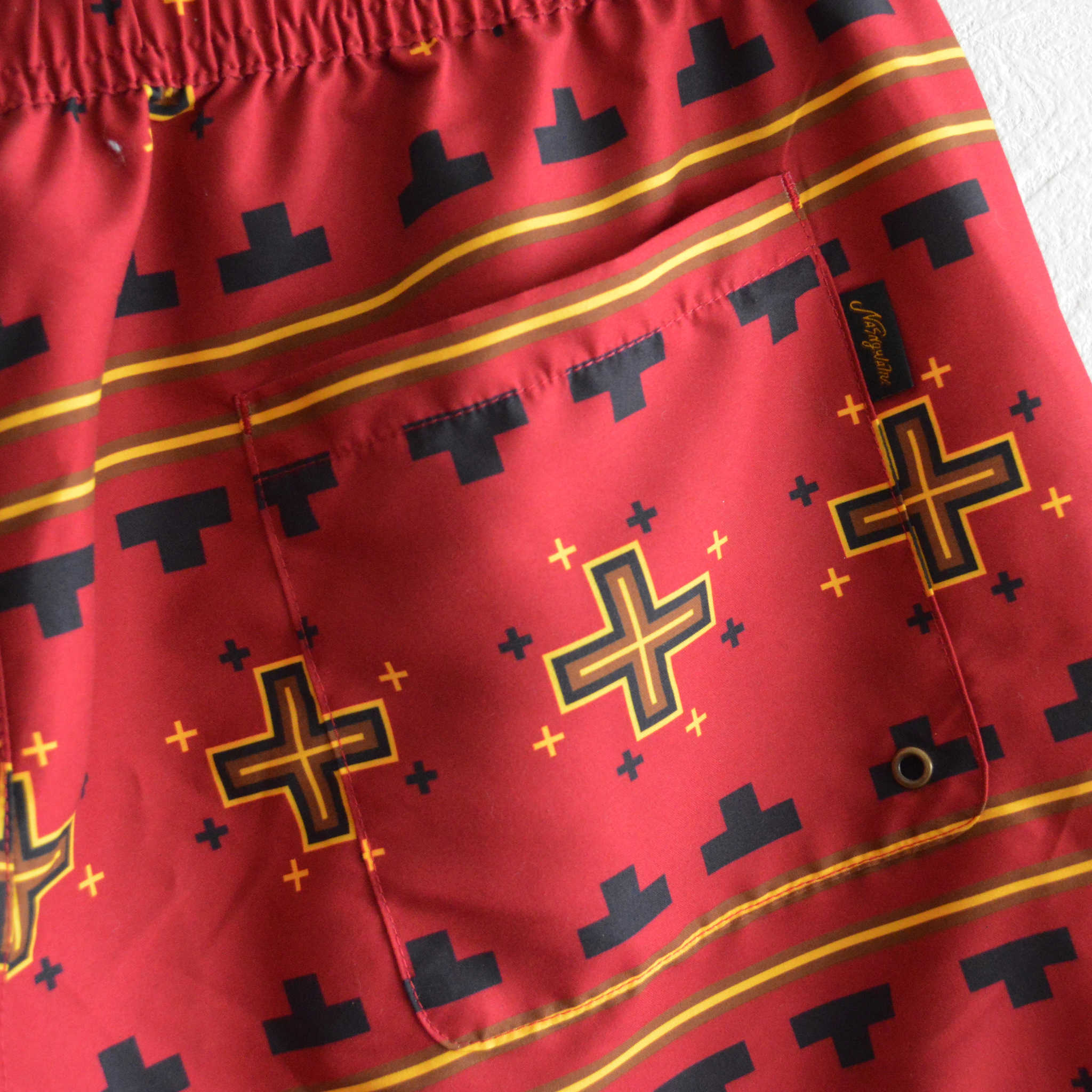 Nasngwam. ナスングワム / VACATION SHORTS バケーションショーツ (RED レッド)