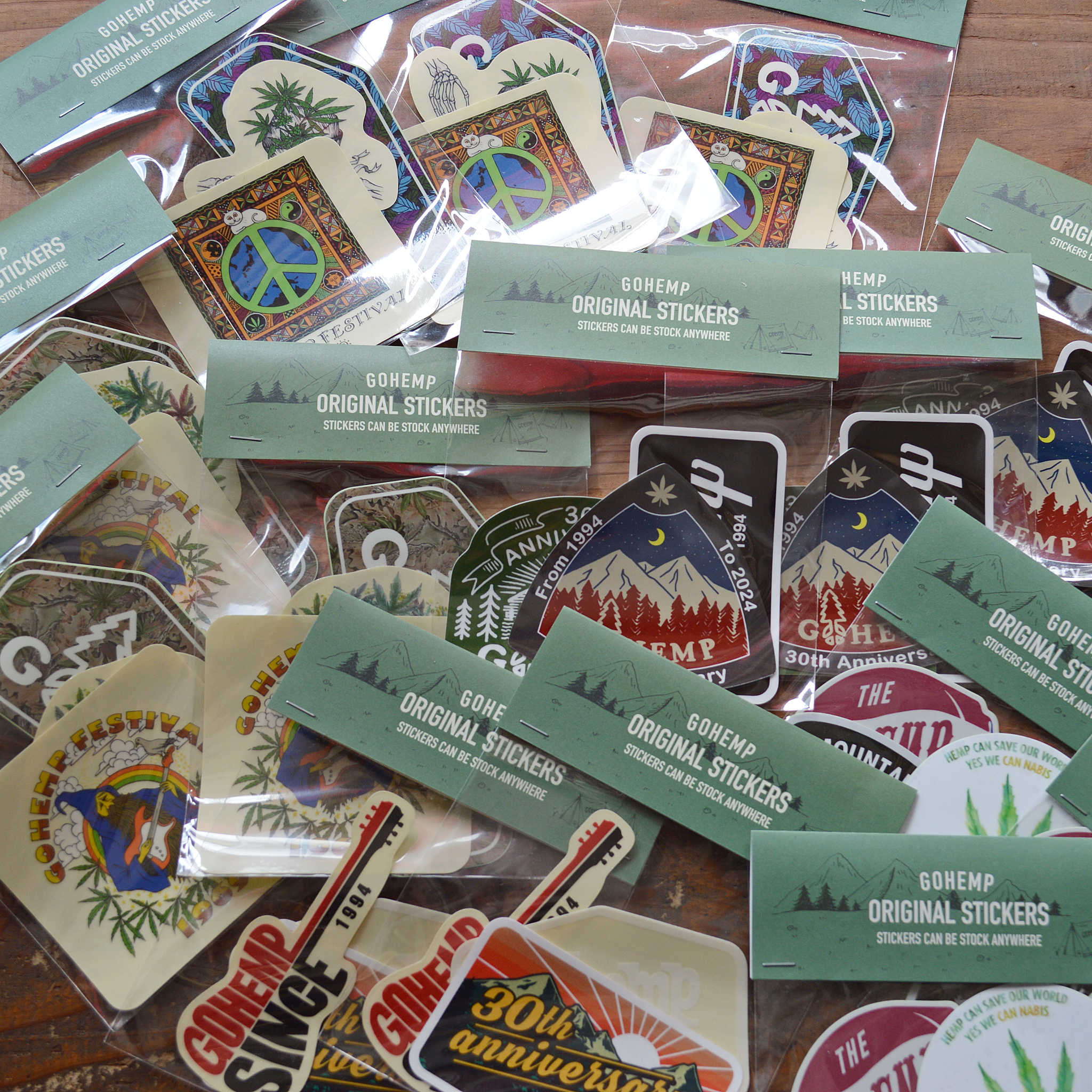 GOHEMP ORIGINAL STICKERS ゴーヘンプオリジナルステッカーパック