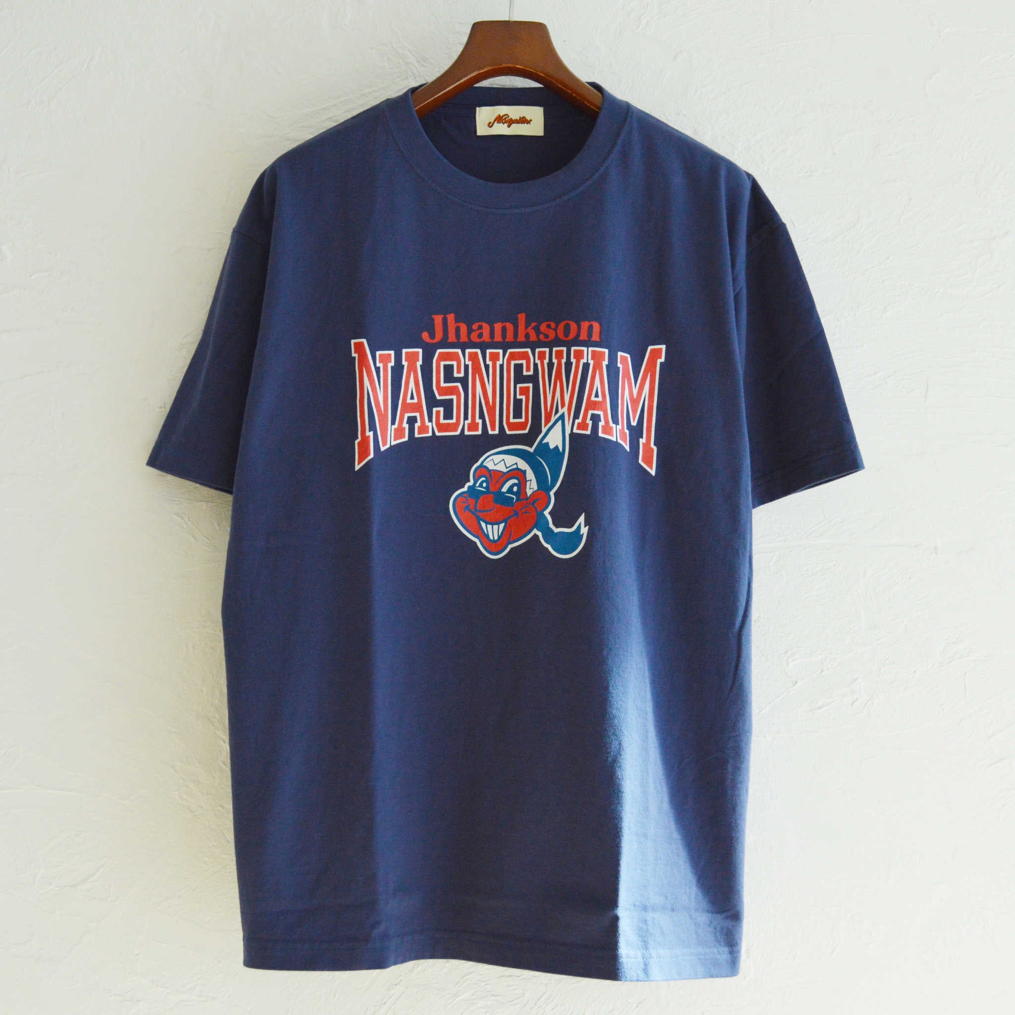 Nasngwam.×JHANKSON ナスングワム ジャンクソン / PARK TEE パークティー (NAVY ネイビー)