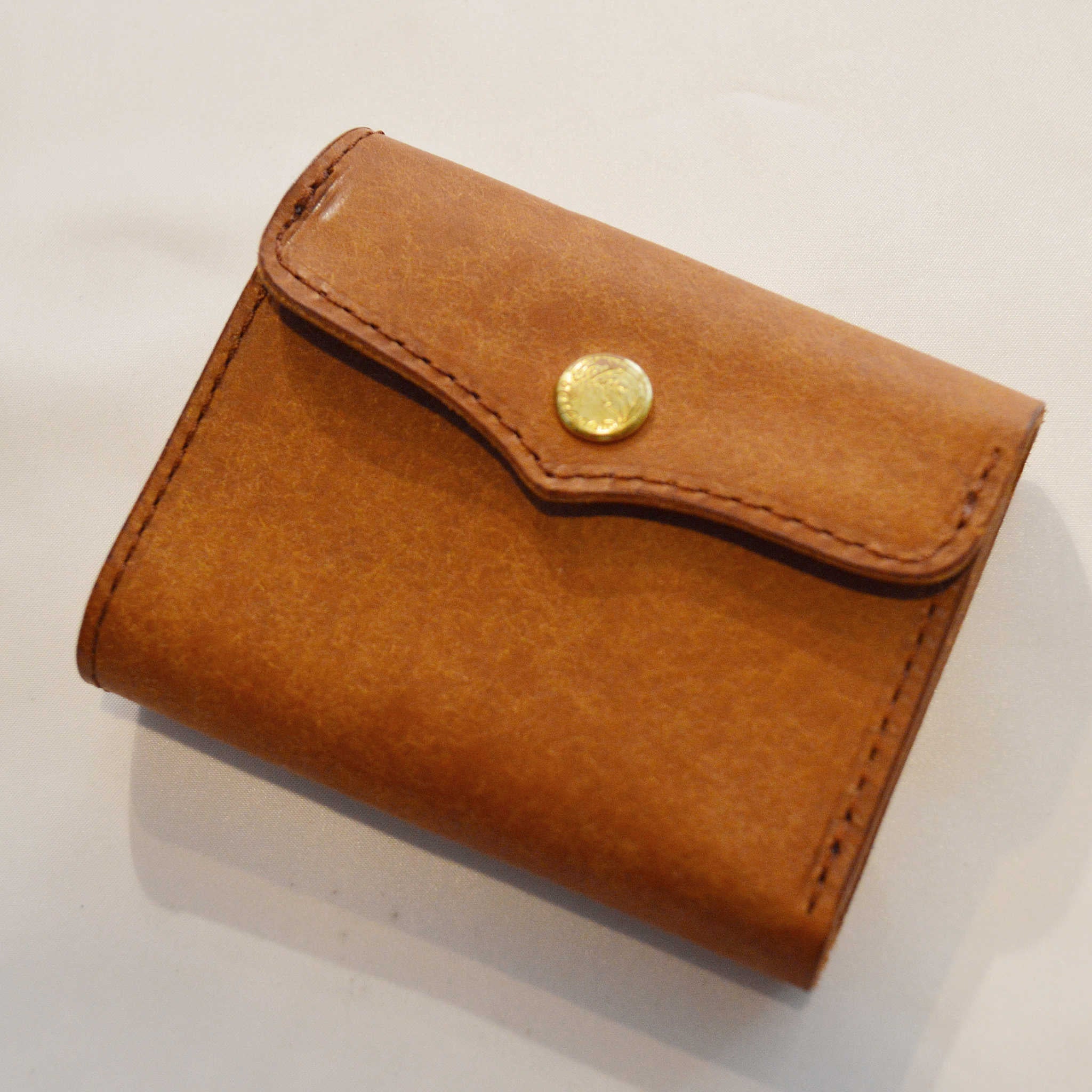 saranam サラナン / 三つ折りサイフ (Pueburo BROWN プエブロブラウン)