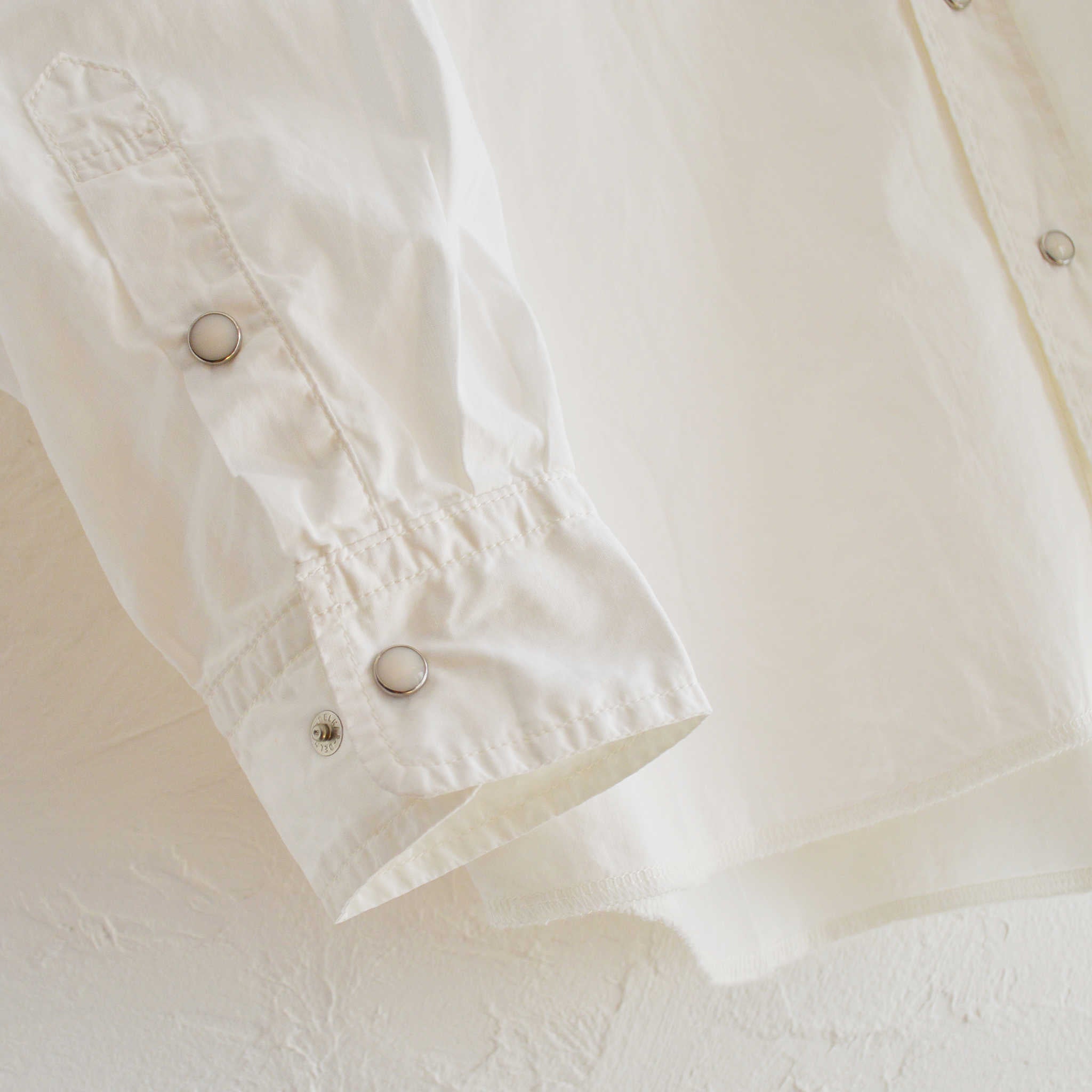 IMPRESTORE インプレストア / Dwayne | Basket Westren Shirts ドウェインバスケットウエスタンシャツ (WHITE ホワイト)