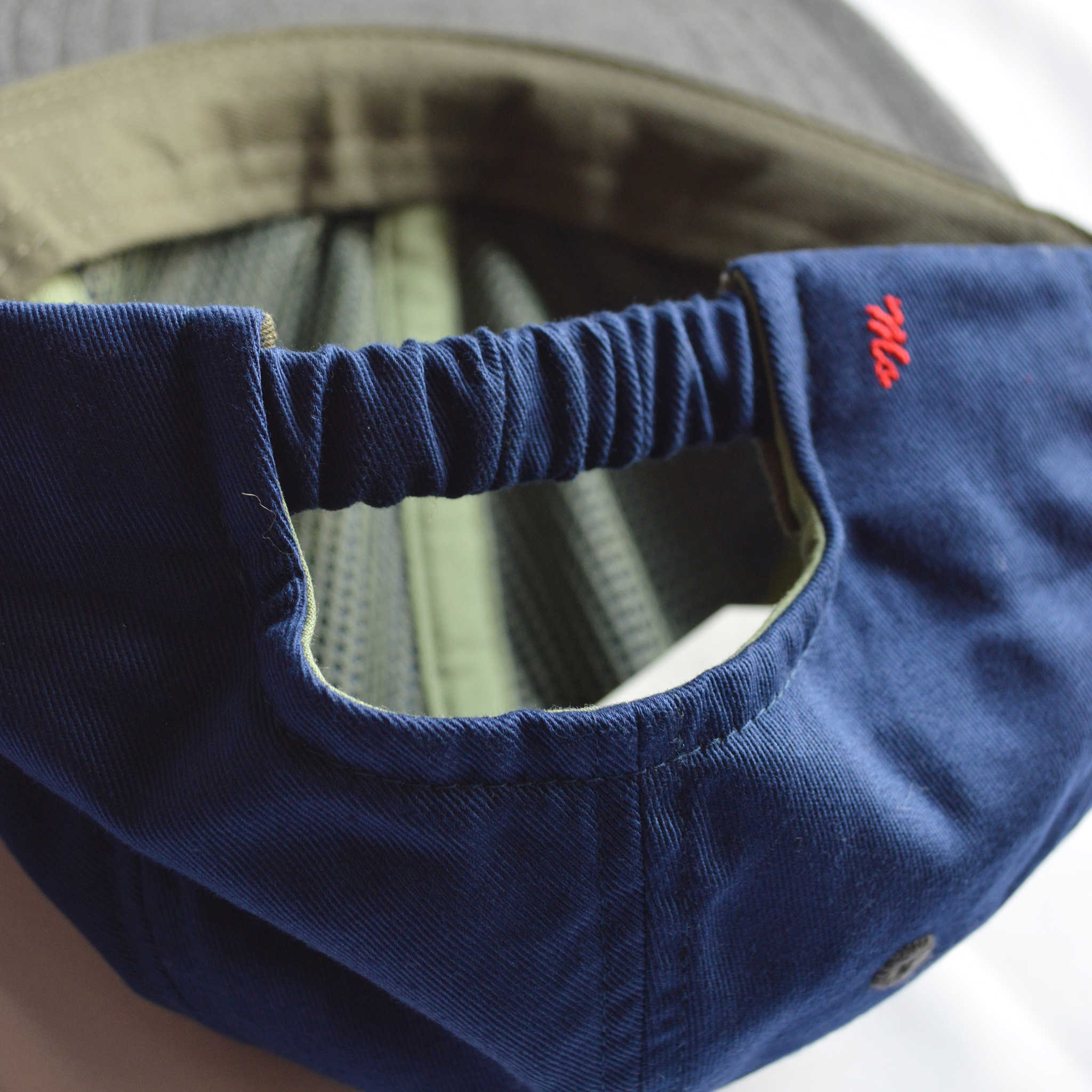 morno モーノ / COTTON WOOL CONBI CAP コットンウールコンビキャップ (NAVY ネイビー)