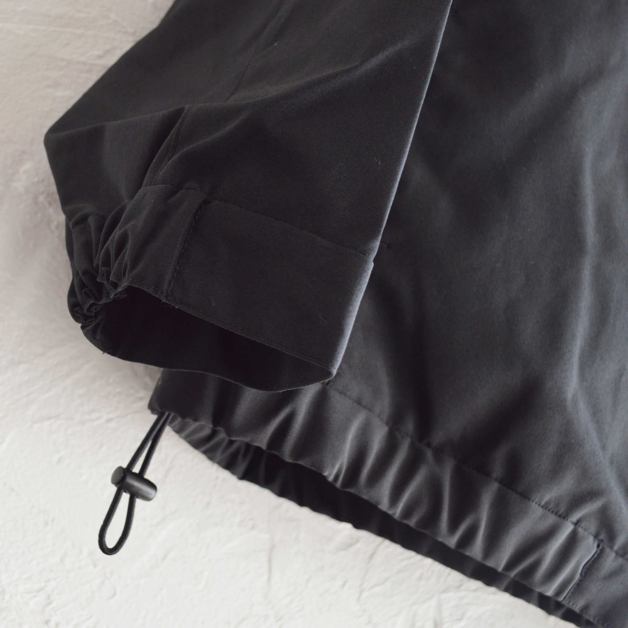 LAMOND ラモンド / STAND NECK WIDE BLOUSON スタンドネックワイドブルゾン (BLACK ブラック)