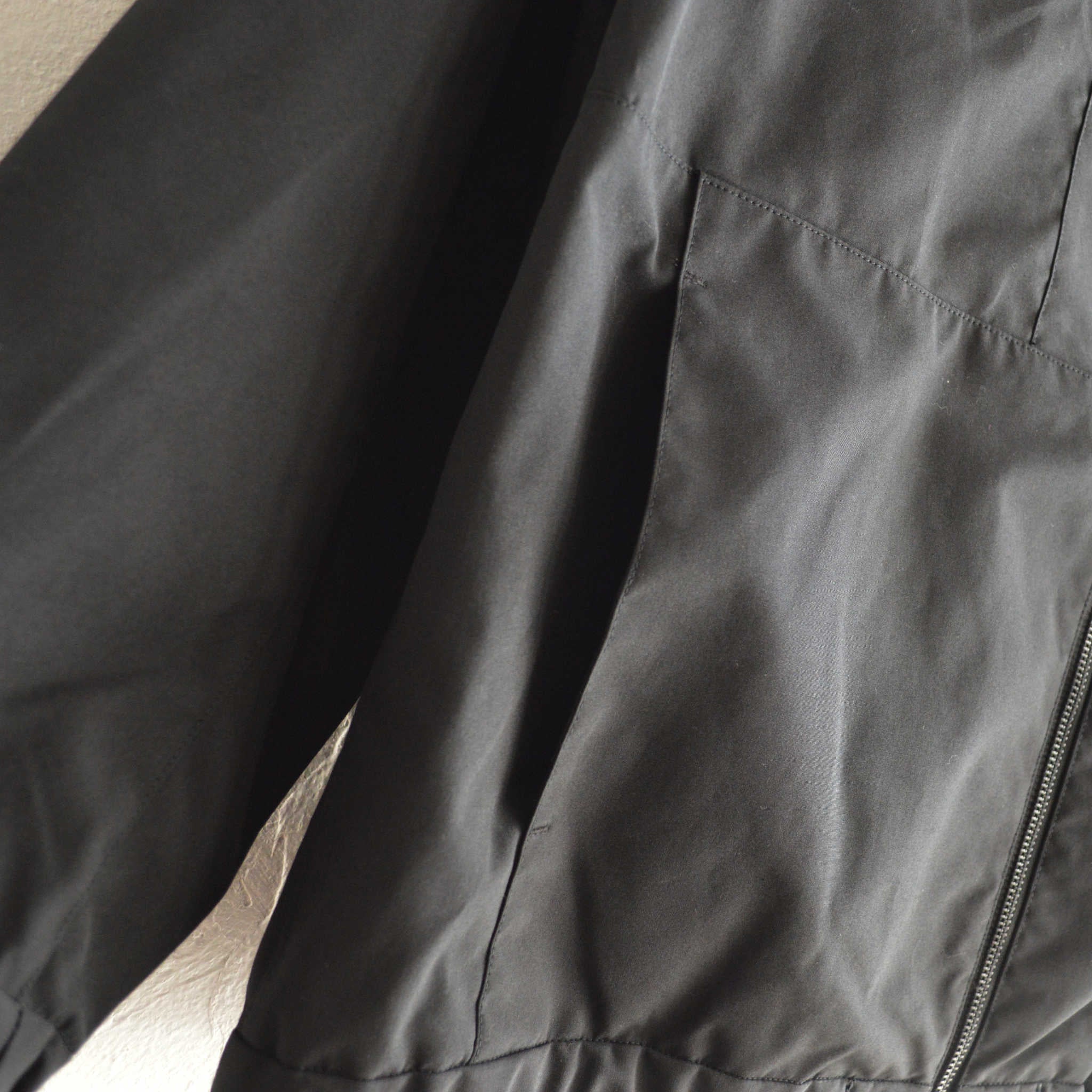 LAMOND ラモンド / STAND NECK WIDE BLOUSON スタンドネックワイドブルゾン (BLACK ブラック)