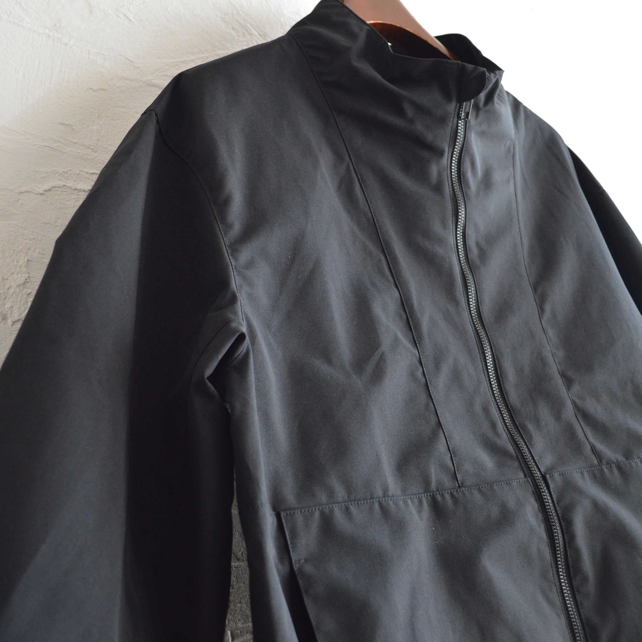 LAMOND ラモンド / STAND NECK WIDE BLOUSON スタンドネックワイドブルゾン (BLACK ブラック)