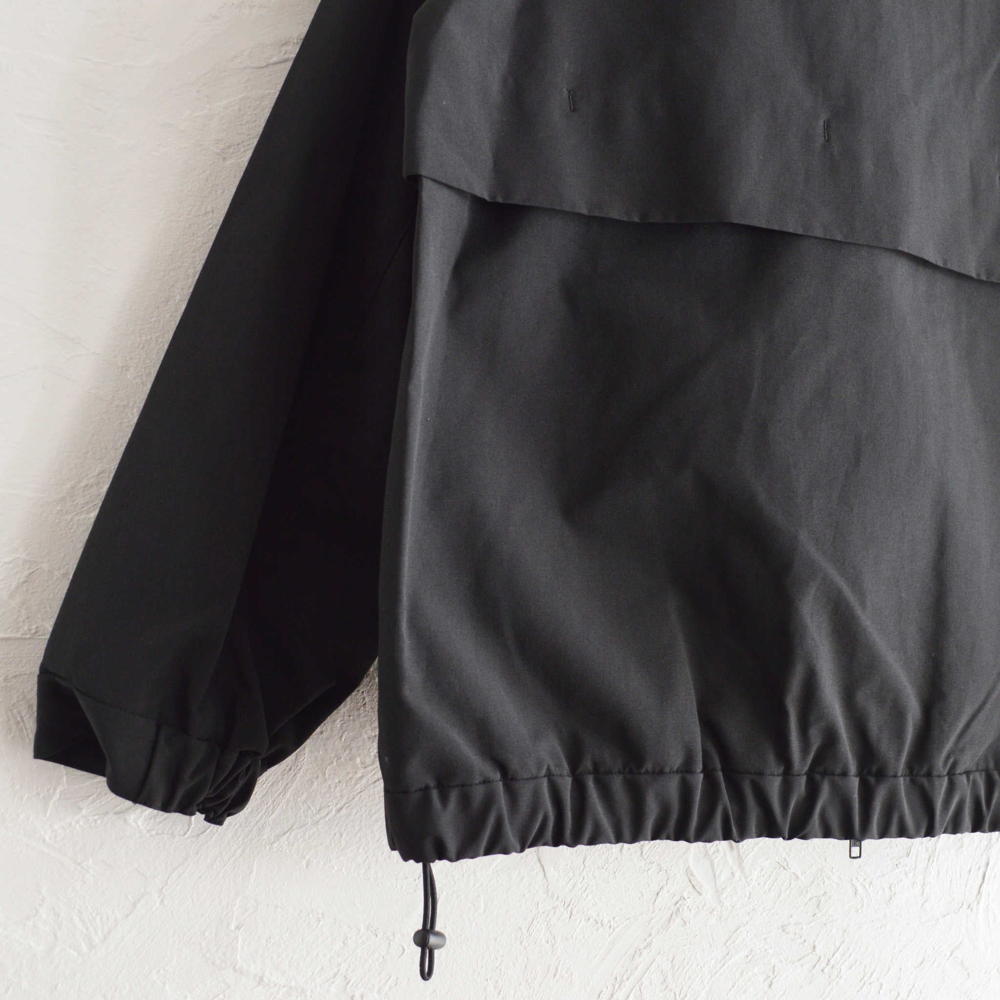 LAMOND ラモンド / STAND NECK WIDE BLOUSON スタンドネックワイドブルゾン (BLACK ブラック)