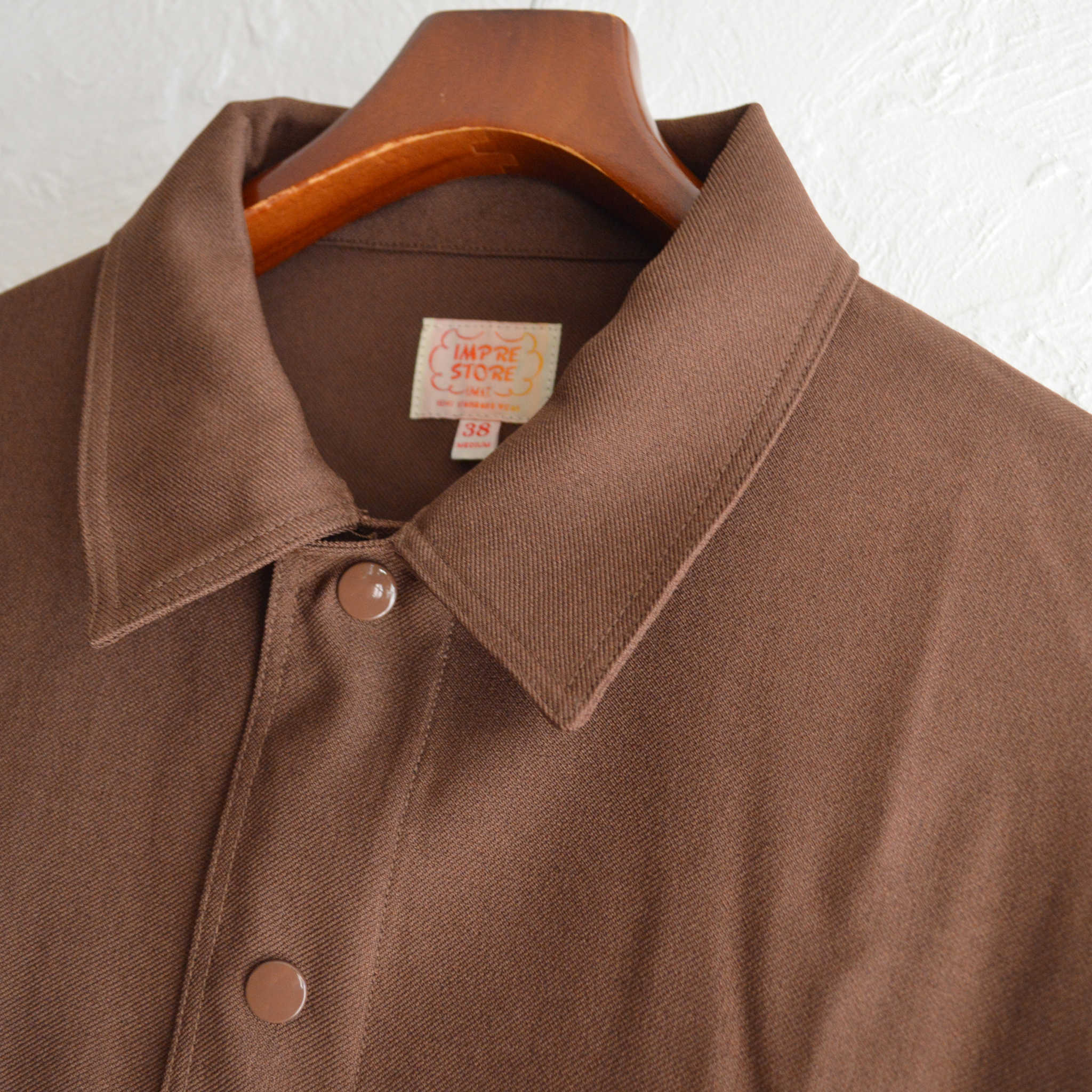 IMPRESTORE インプレストア / Al Powell | Coach Jacket パウエルコーチジャケット (BROWN ブラウン)