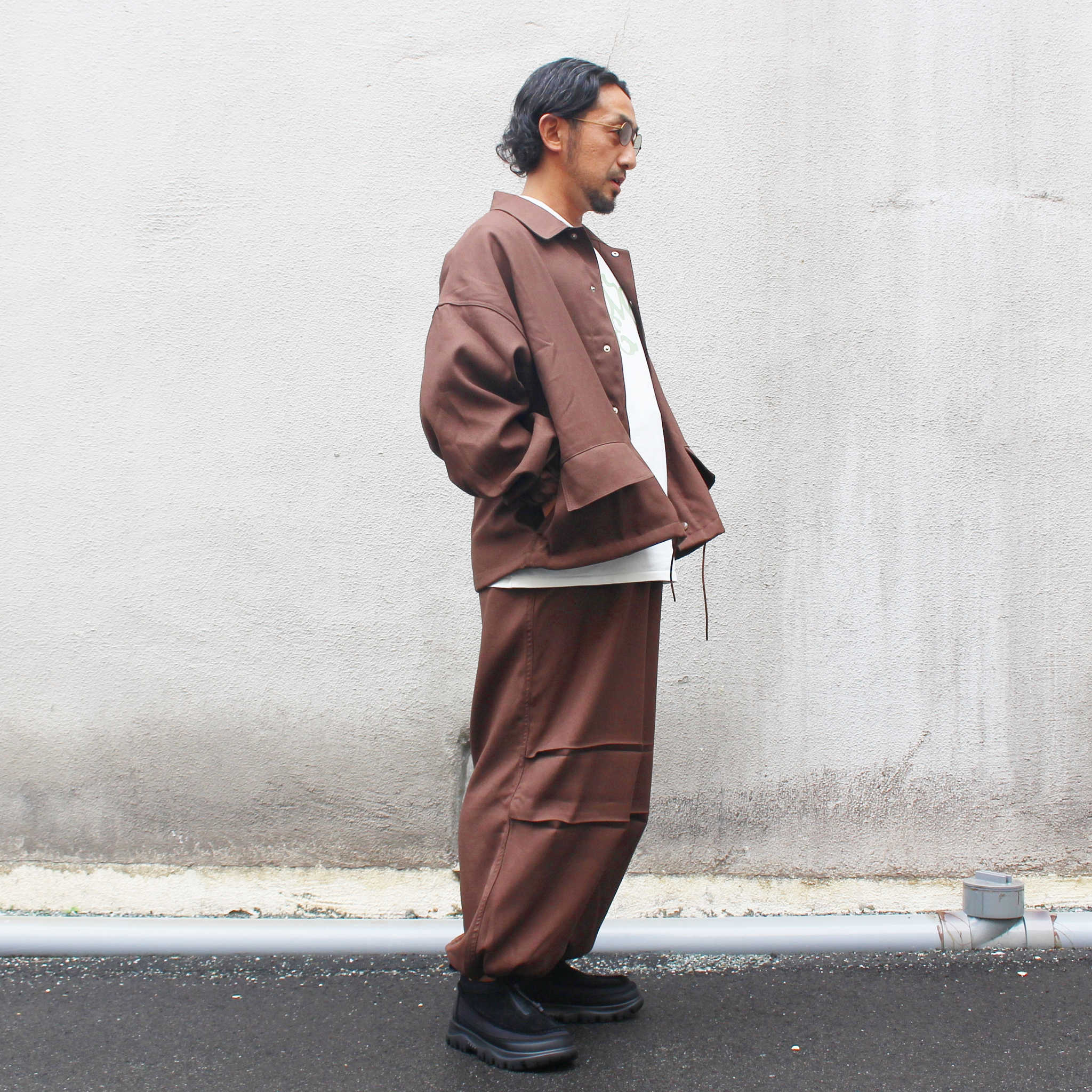 IMPRESTORE インプレストア / Al Powell | Coach Jacket パウエルコーチジャケット (BROWN ブラウン)