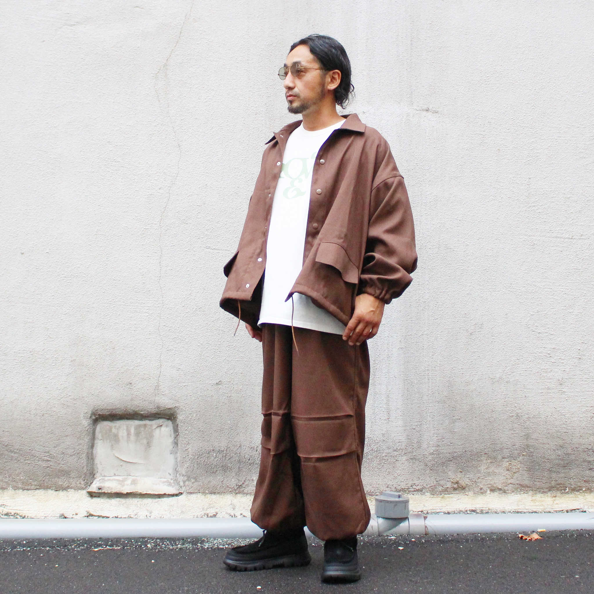 IMPRESTORE インプレストア / Al Powell | Coach Jacket パウエルコーチジャケット (BROWN ブラウン)