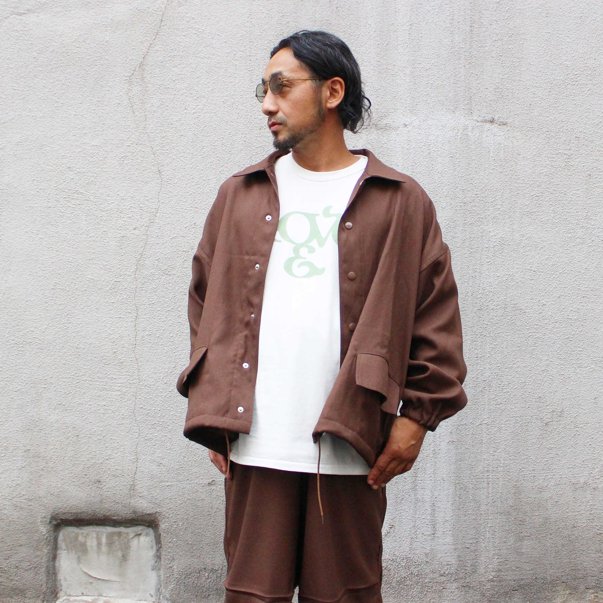 IMPRESTORE インプレストア / Al Powell | Coach Jacket パウエルコーチジャケット (BROWN ブラウン)