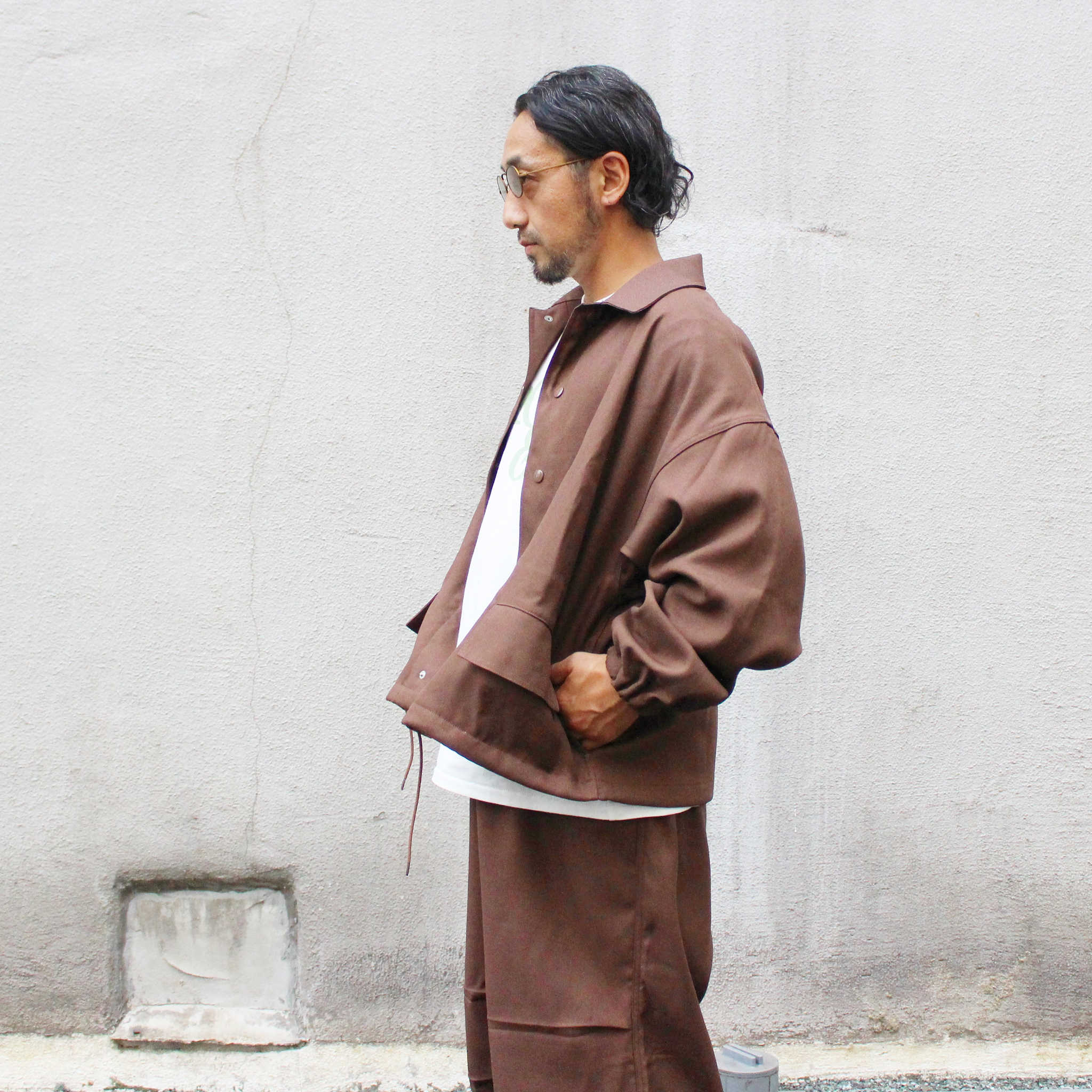 IMPRESTORE インプレストア / Al Powell | Coach Jacket パウエルコーチジャケット (BROWN ブラウン)