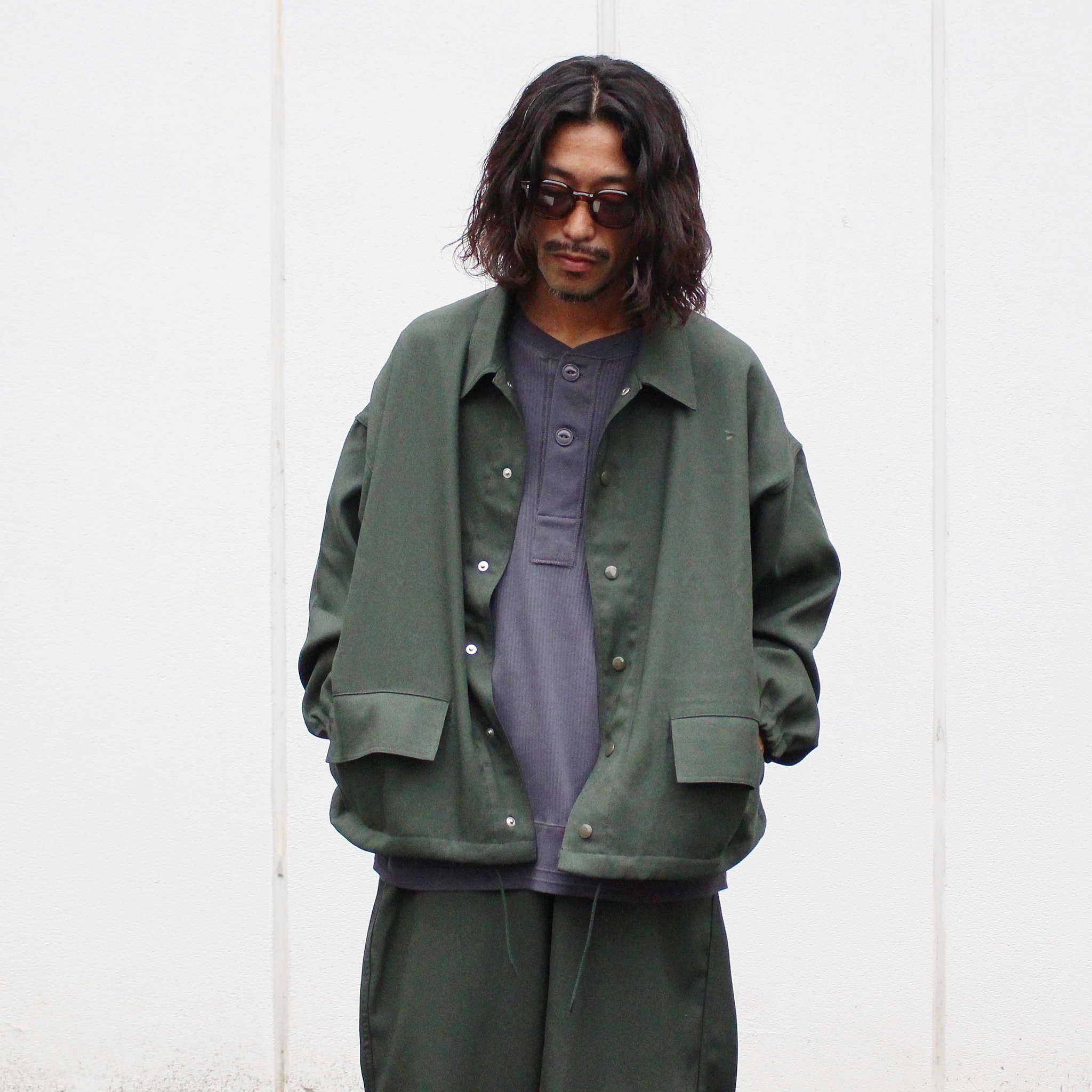 IMPRESTORE インプレストア / Al Powell | Coach Jacket パウエルコーチジャケット (GREEN グリーン)