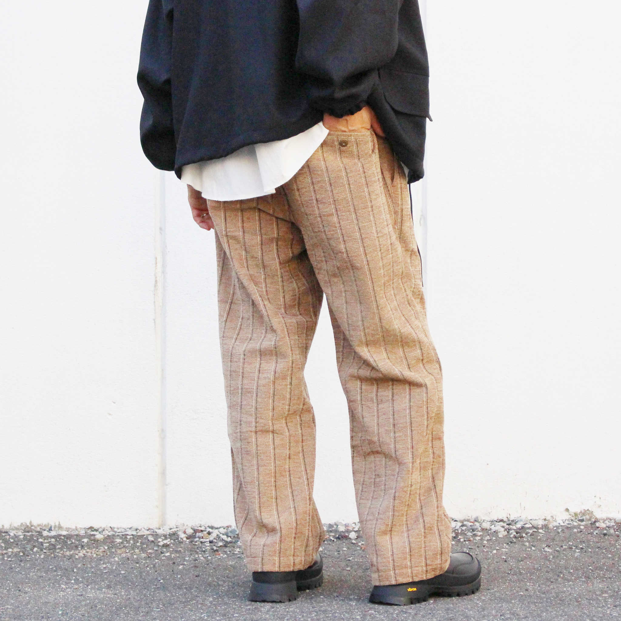 Nasngwa. ナスングワム / LUMBER TUCK PANTS ランバータックパンツ (BEIGE ベージュ)