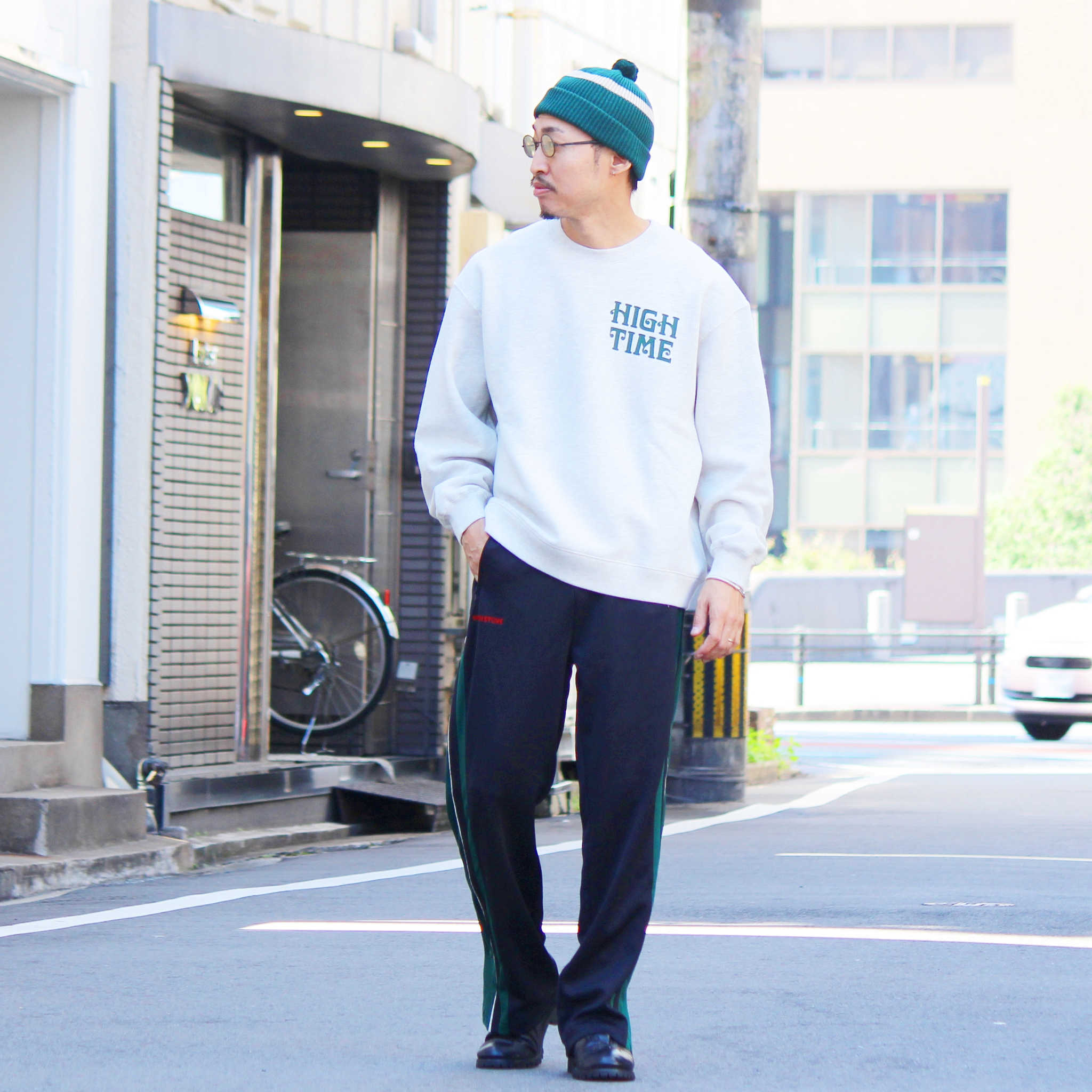IMPRESTORE インプレストア / WARREN | BASKET JERSEY PANTS バスケットジャージパンツ (BLACK ブラック)