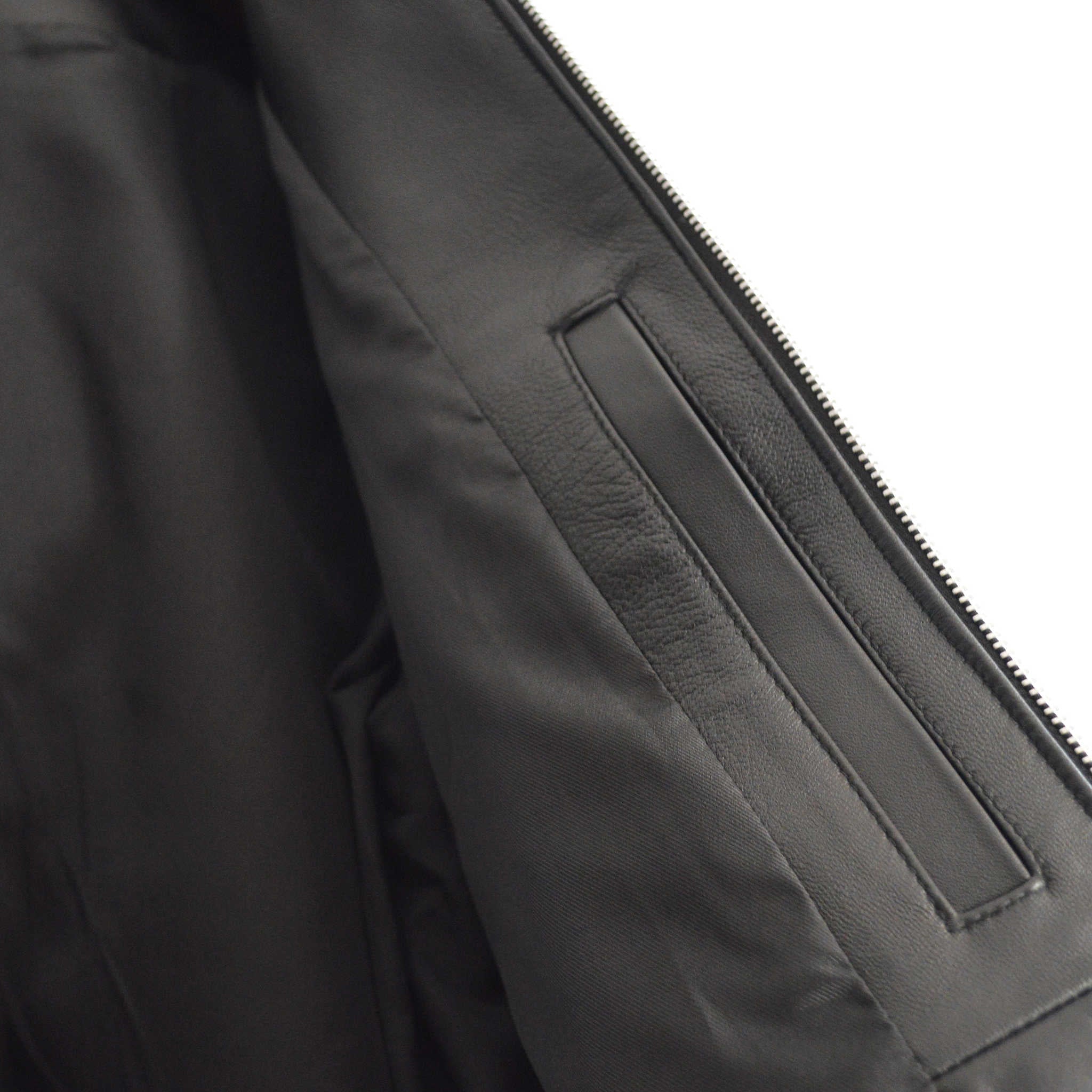 AWESOME LEATHER オーサムレザー / SINGLE RIDERS JACKET シングルライダースジャケット (BLACK ブラック)
