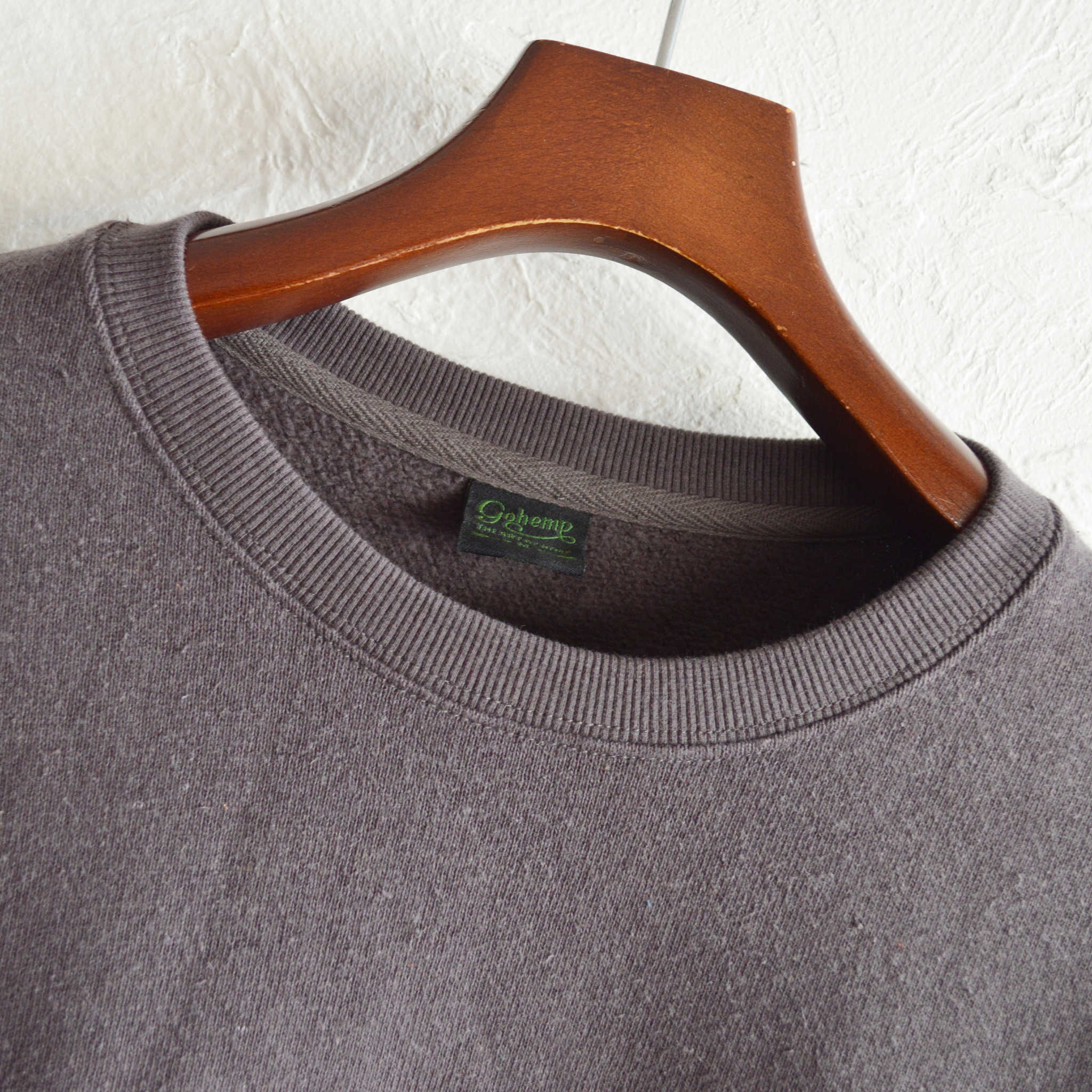 GOHEMP ゴーヘンプ / HEMP BIG CREW ヘンプビッグクルー (GUNMETAL GRAY ガンメタルグレー)
