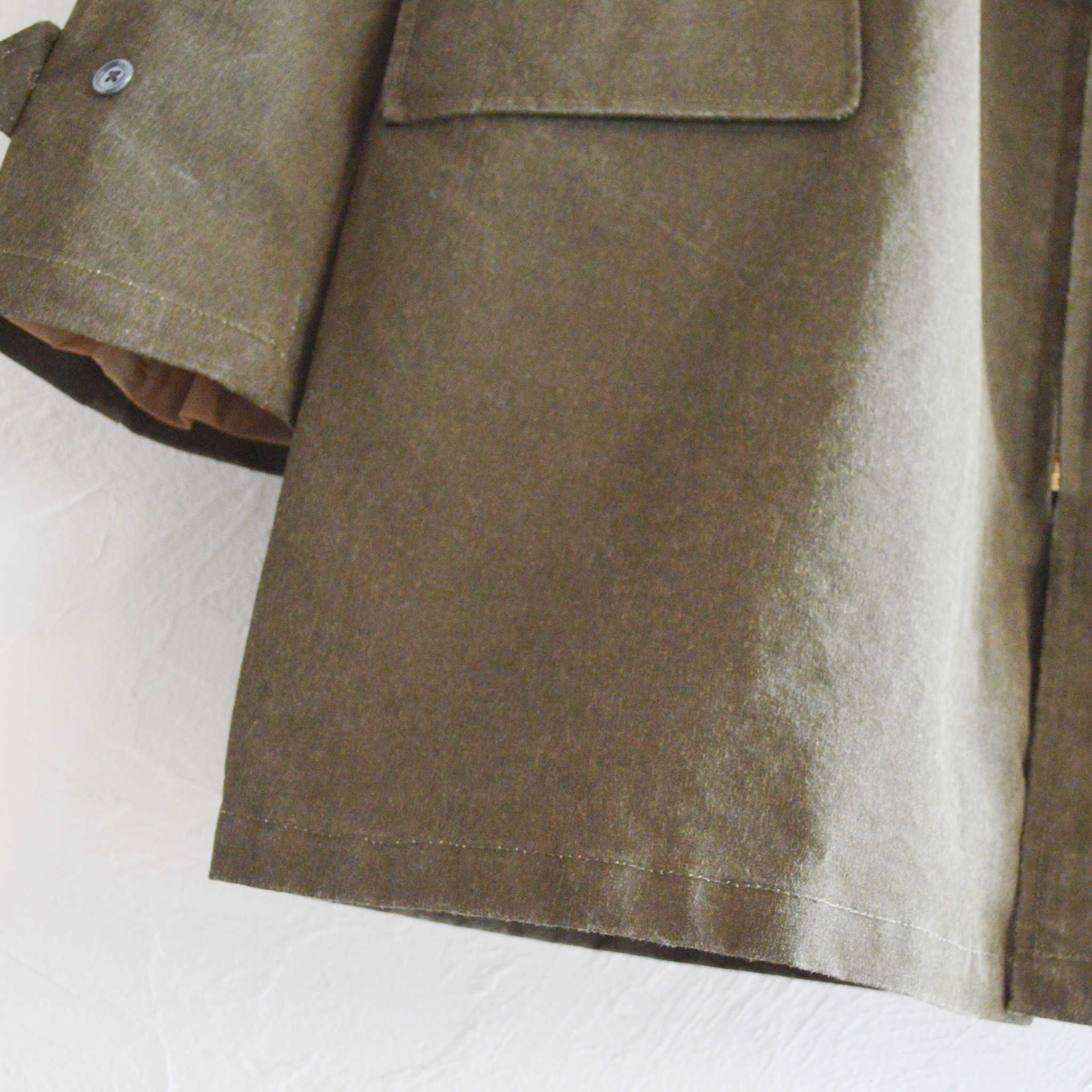 necessary or unnecessary ネセサリーオアアンネセサリー N.O.UNナウン / CAR COAT カーコート (OLIVE オリーブ)