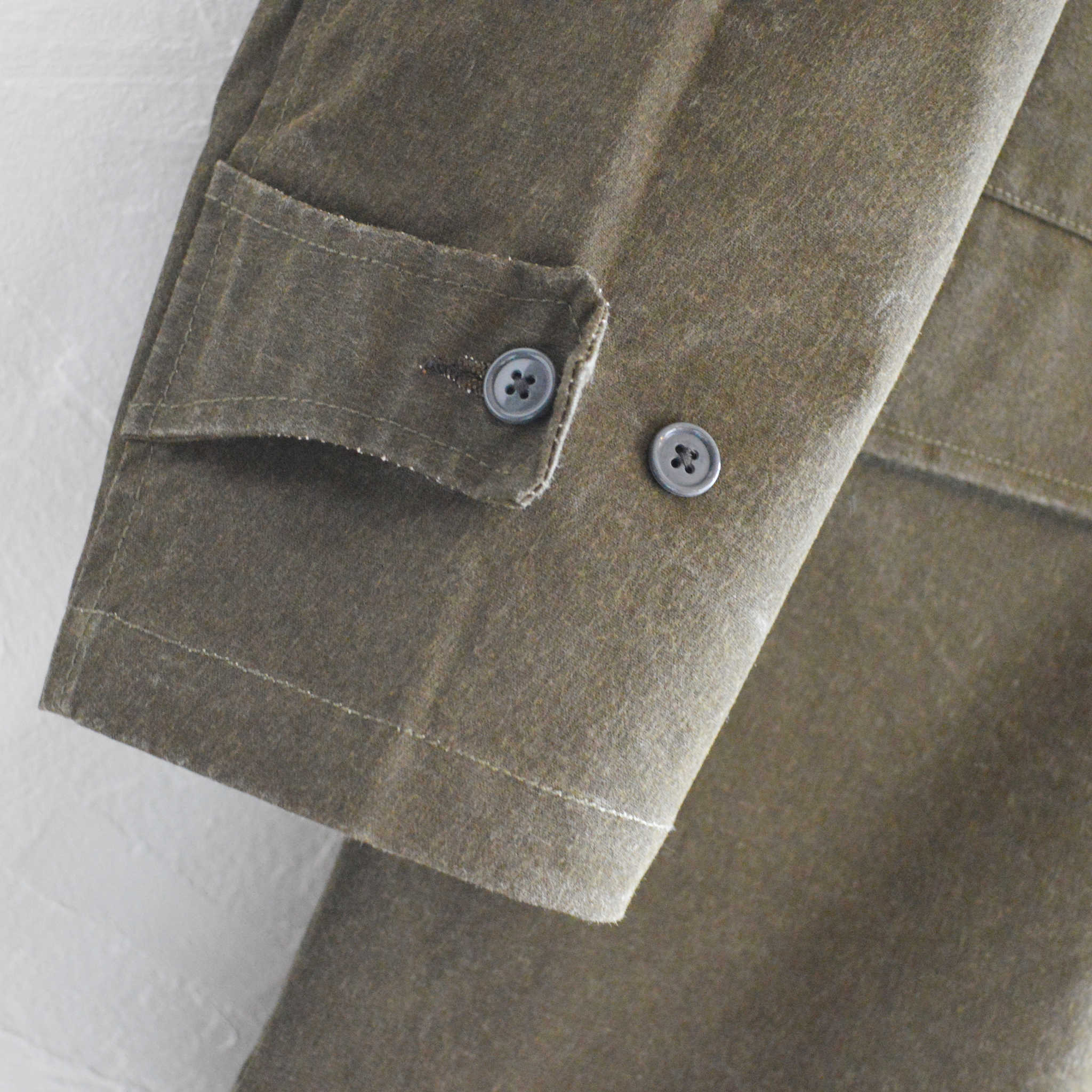 necessary or unnecessary ネセサリーオアアンネセサリー N.O.UNナウン / CAR COAT カーコート (OLIVE オリーブ)