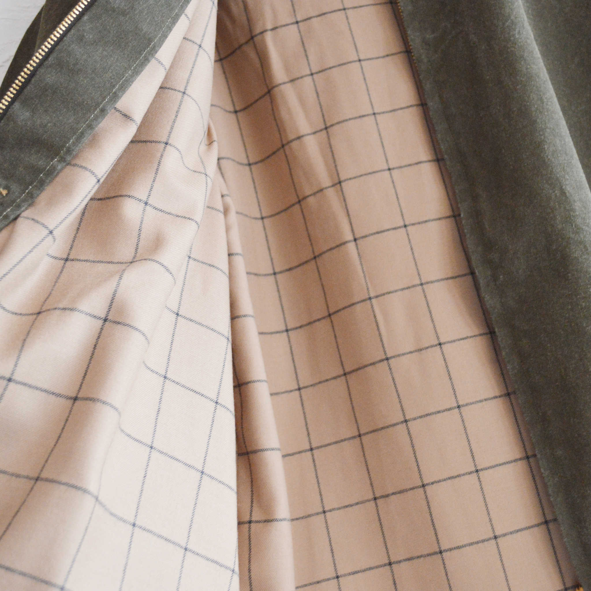 necessary or unnecessary ネセサリーオアアンネセサリー N.O.UNナウン / CAR COAT カーコート (OLIVE オリーブ)