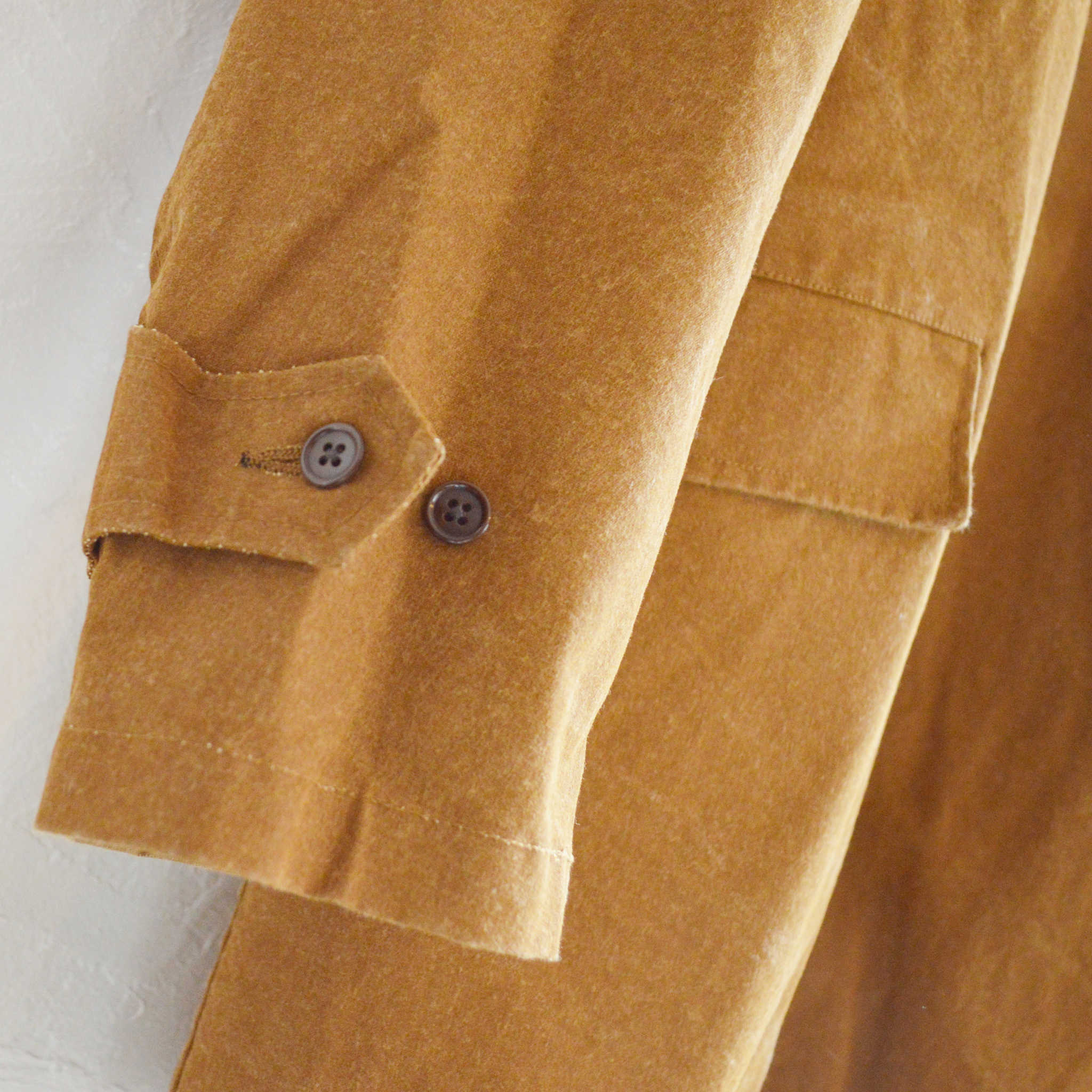 necessary or unnecessary ネセサリーオアアンネセサリー N.O.UNナウン / CAR COAT カーコート (CAMEL キャメル)