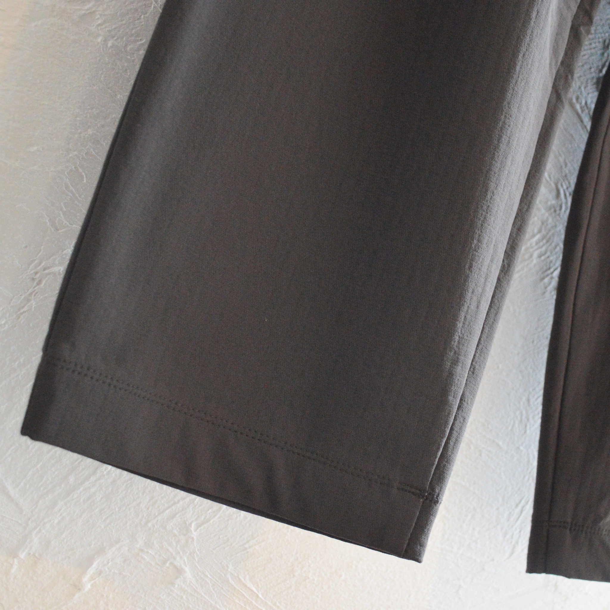 YONCA ヨンカ / COMFORT TECH FLEECE PANTS WIDE カモフォートテックフリースパンツワイド (MOSS CHARCOAL モスチャコール)