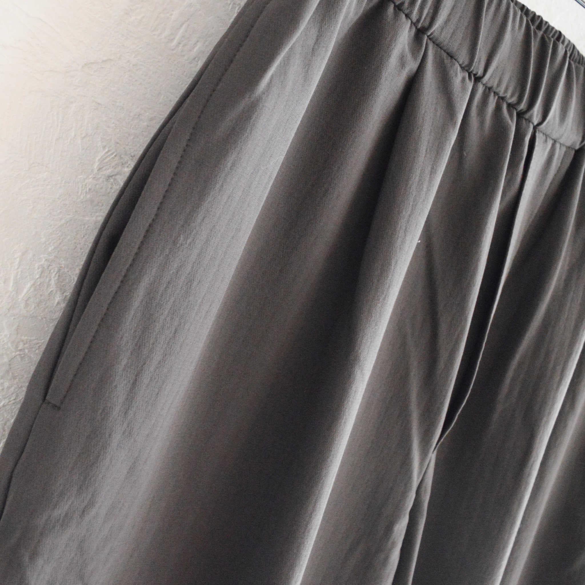 YONCA ヨンカ / COMFORT TECH FLEECE PANTS WIDE カモフォートテックフリースパンツワイド (MOSS CHARCOAL モスチャコール)