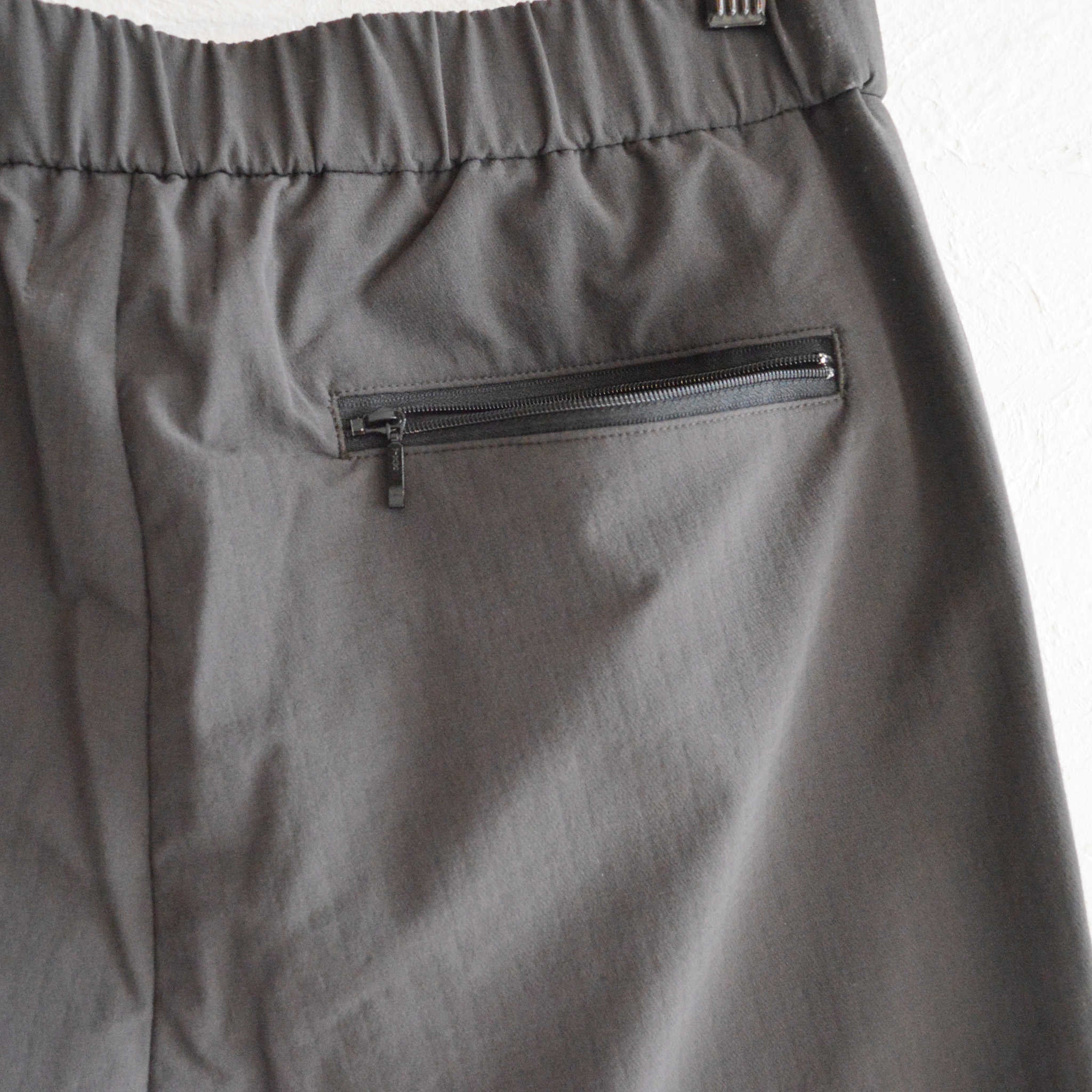 YONCA ヨンカ / COMFORT TECH FLEECE PANTS WIDE カモフォートテックフリースパンツワイド (MOSS CHARCOAL モスチャコール)