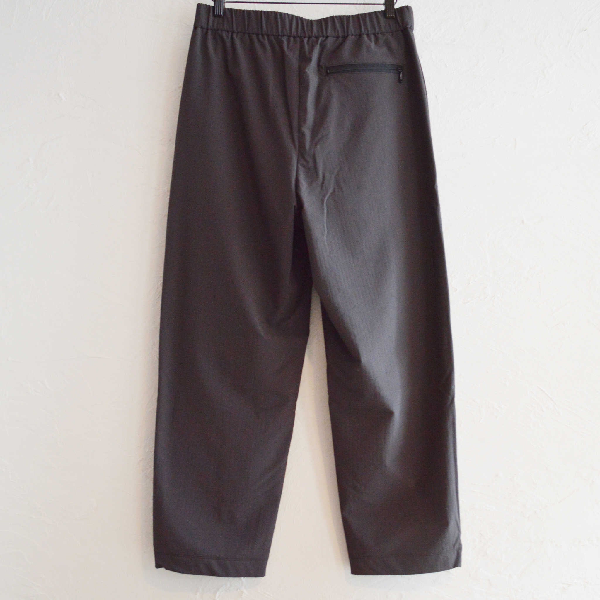 YONCA ヨンカ / COMFORT TECH FLEECE PANTS WIDE カモフォートテックフリースパンツワイド (MOSS CHARCOAL モスチャコール)