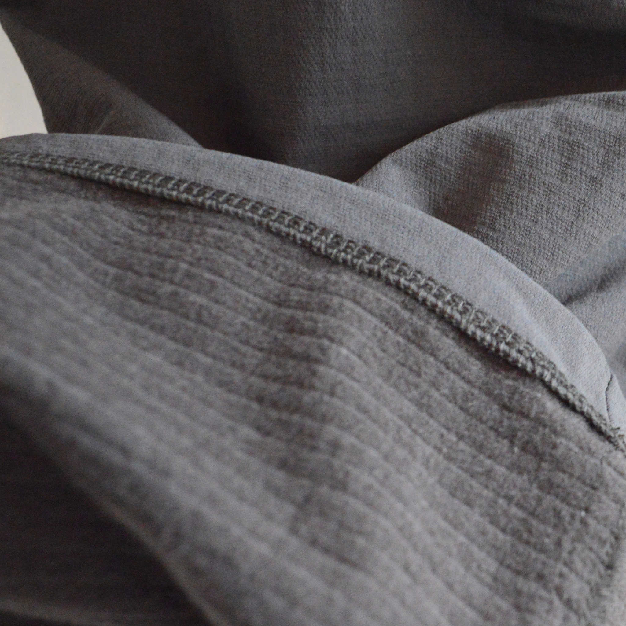 YONCA ヨンカ / COMFORT TECH FLEECE PANTS WIDE カモフォートテックフリースパンツワイド (MOSS CHARCOAL モスチャコール)