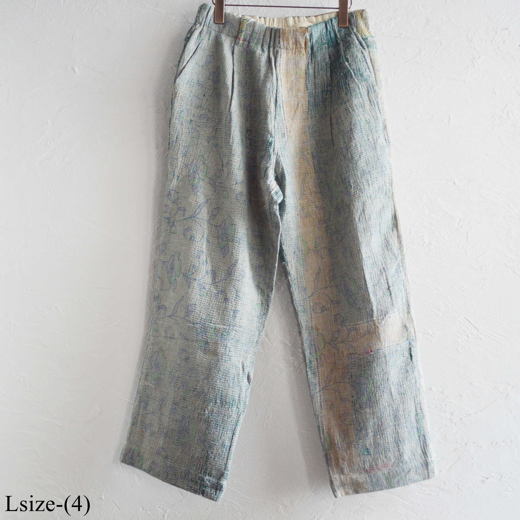 Nasngwam. ナスングワム / ATAVISM EASY PANTS アタビズムイージーパンツ (RALLI QUILT ラリーキルト)