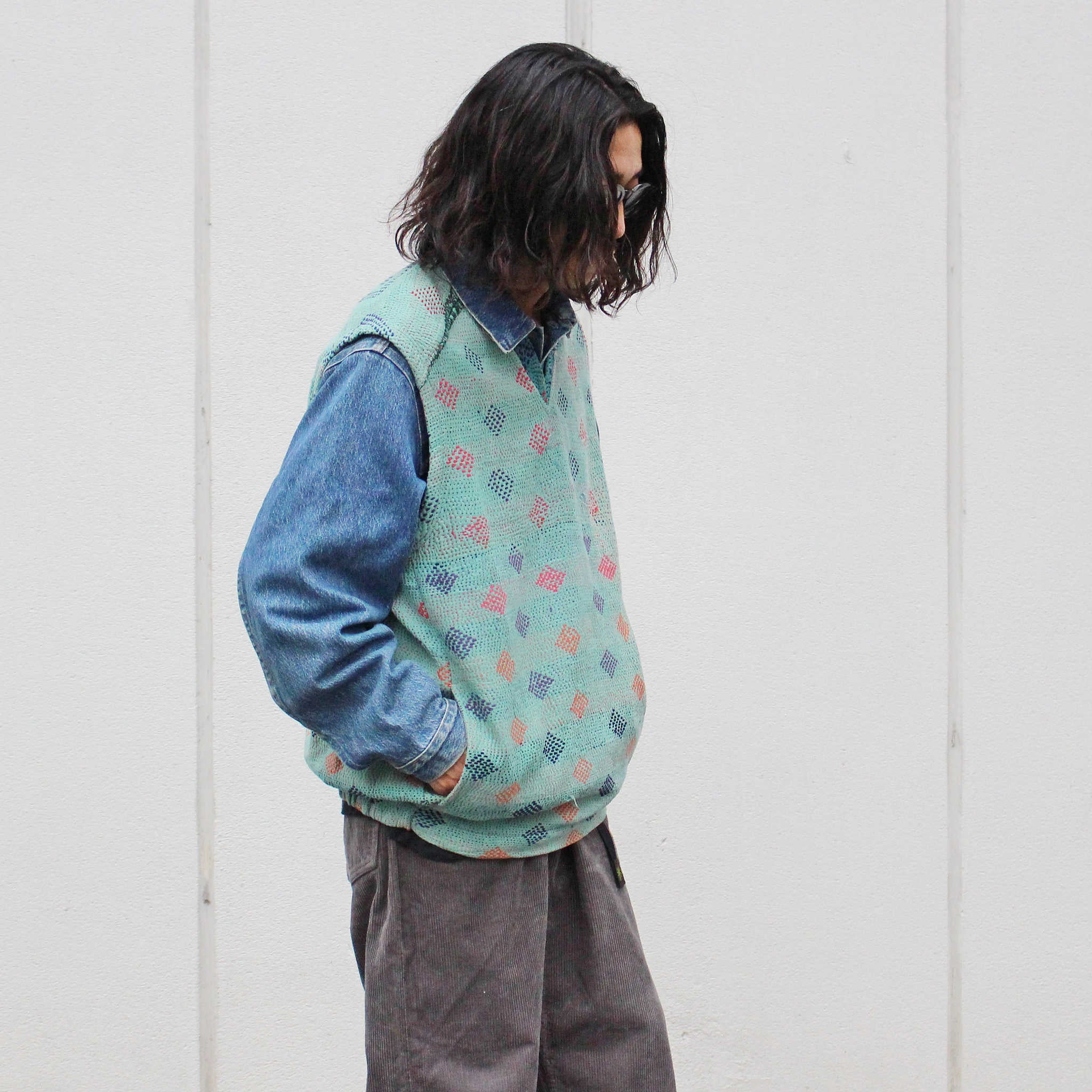 Nasngwam. ナスングワム / ATAVISM VEST アタビズムベスト (RALLI QUILT ラリーキルト)