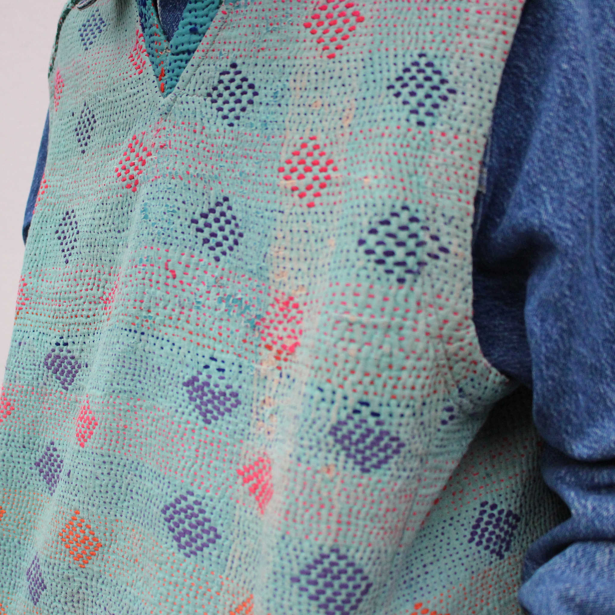 Nasngwam. ナスングワム / ATAVISM VEST アタビズムベスト (RALLI QUILT ラリーキルト)