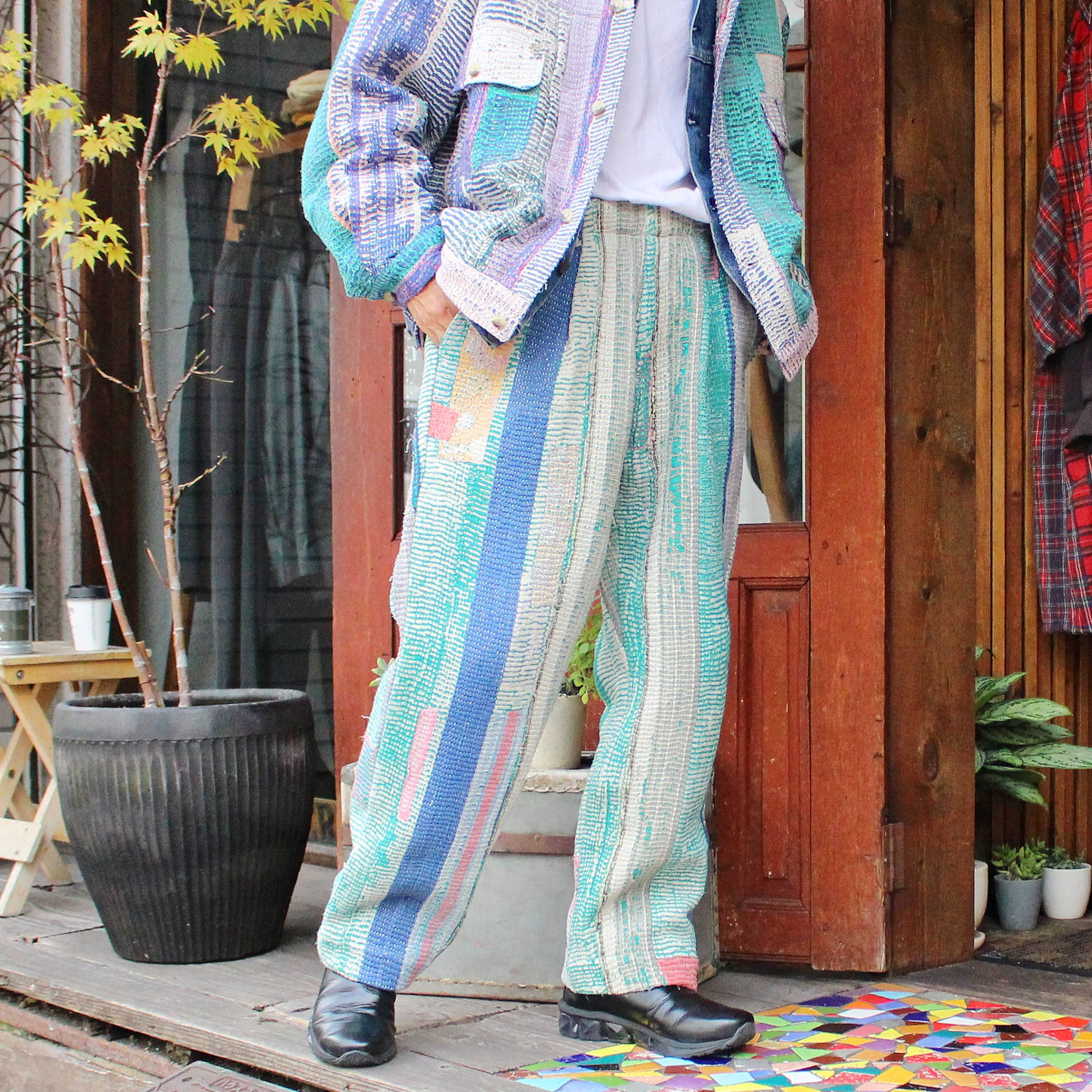 Nasngwam. ナスングワム / ATAVISM EASY PANTS アタビズムイージーパンツ (RALLI QUILT ラリーキルト)