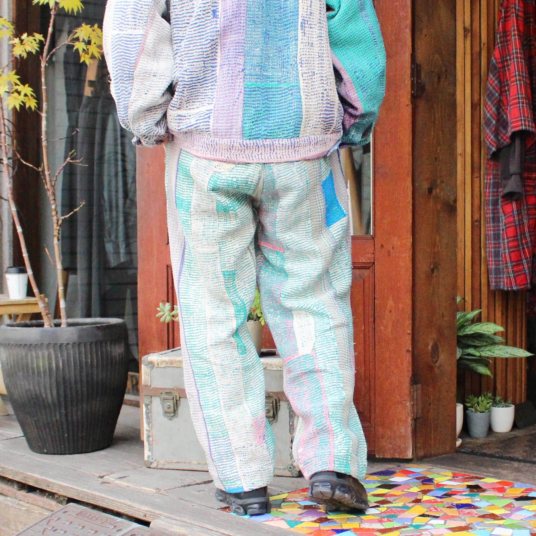 Nasngwam. ナスングワム / ATAVISM EASY PANTS アタビズムイージーパンツ (RALLI QUILT ラリーキルト)