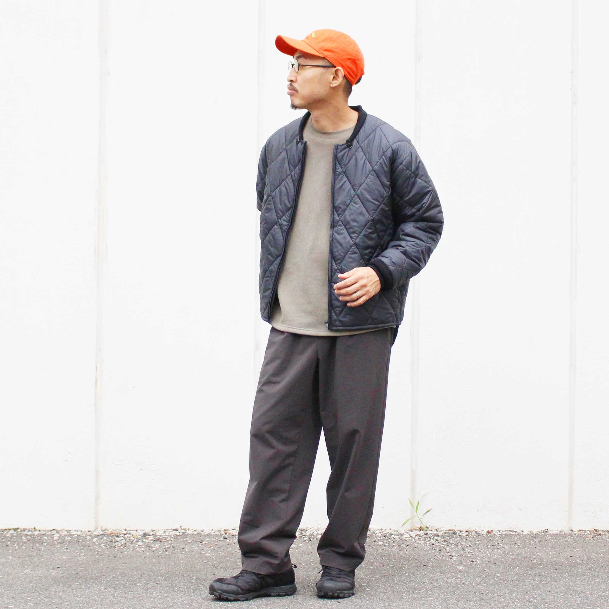 YONCA ヨンカ / COMFORT TECH FLEECE PANTS WIDE カモフォートテックフリースパンツワイド (MOSS CHARCOAL モスチャコール)