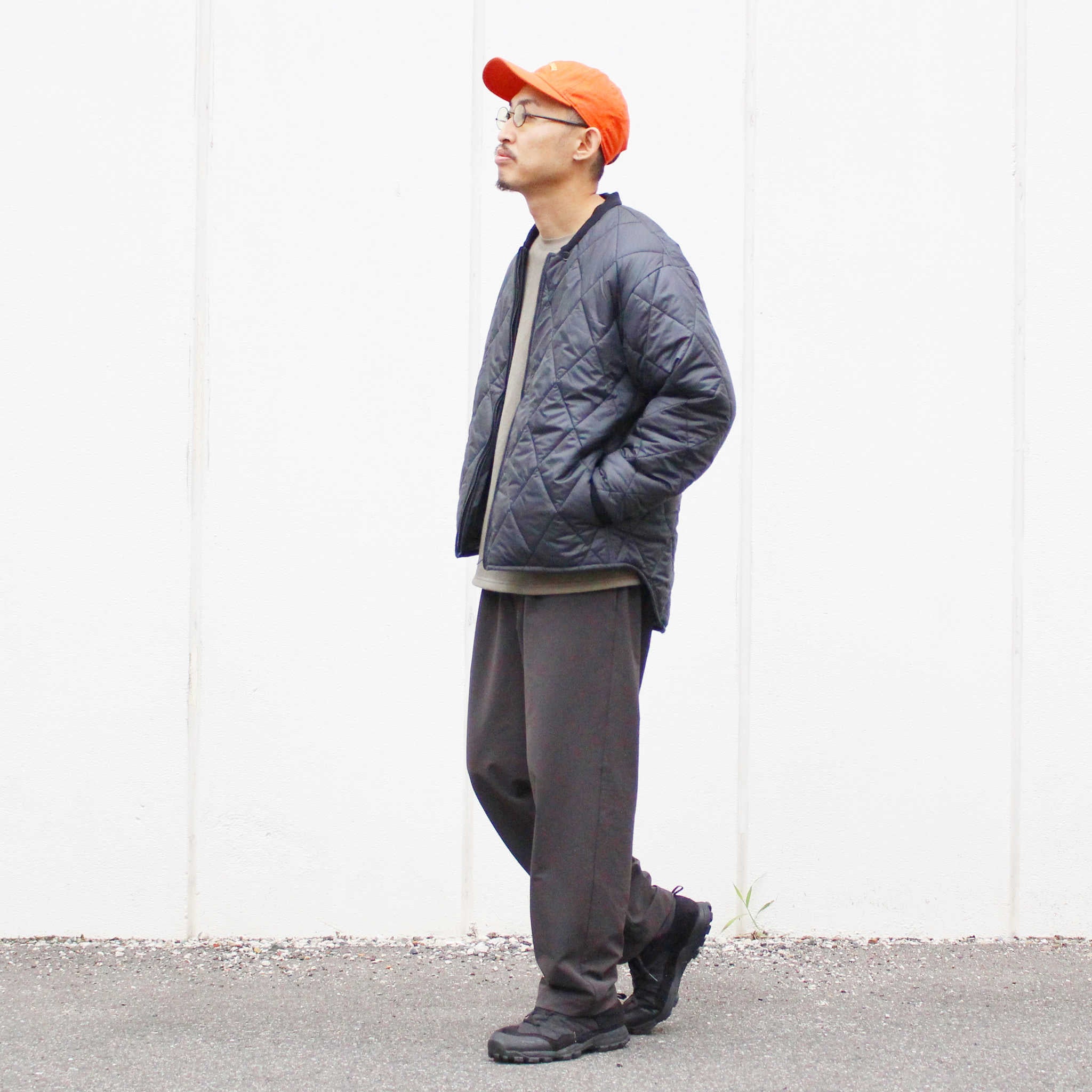 YONCA ヨンカ / COMFORT TECH FLEECE PANTS WIDE カモフォートテックフリースパンツワイド (MOSS CHARCOAL モスチャコール)