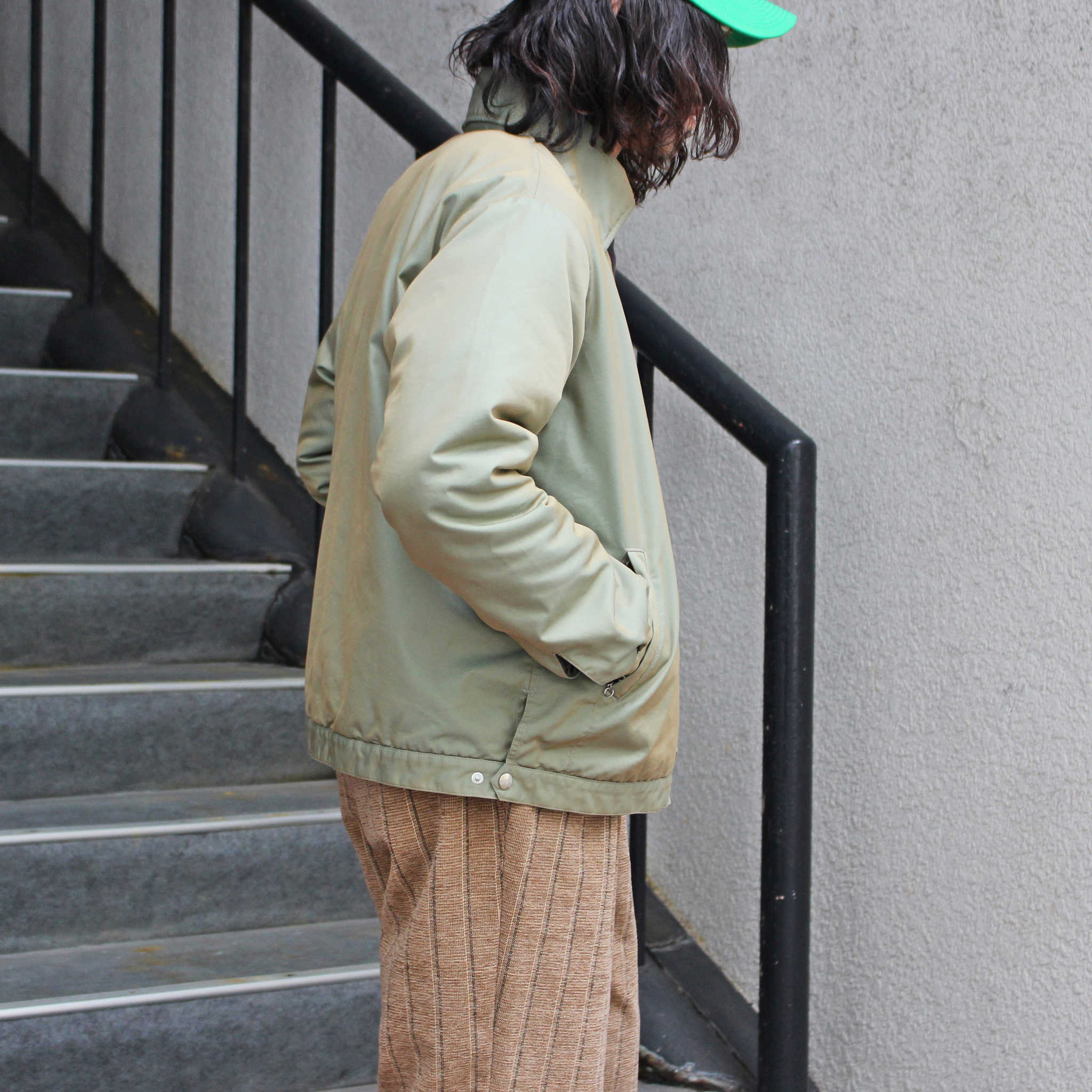 necessary or unnecessary ネセサリーオアアンネセサリー N.O.UNナウン / A-2 エーツー (OLIVE オリーブ)