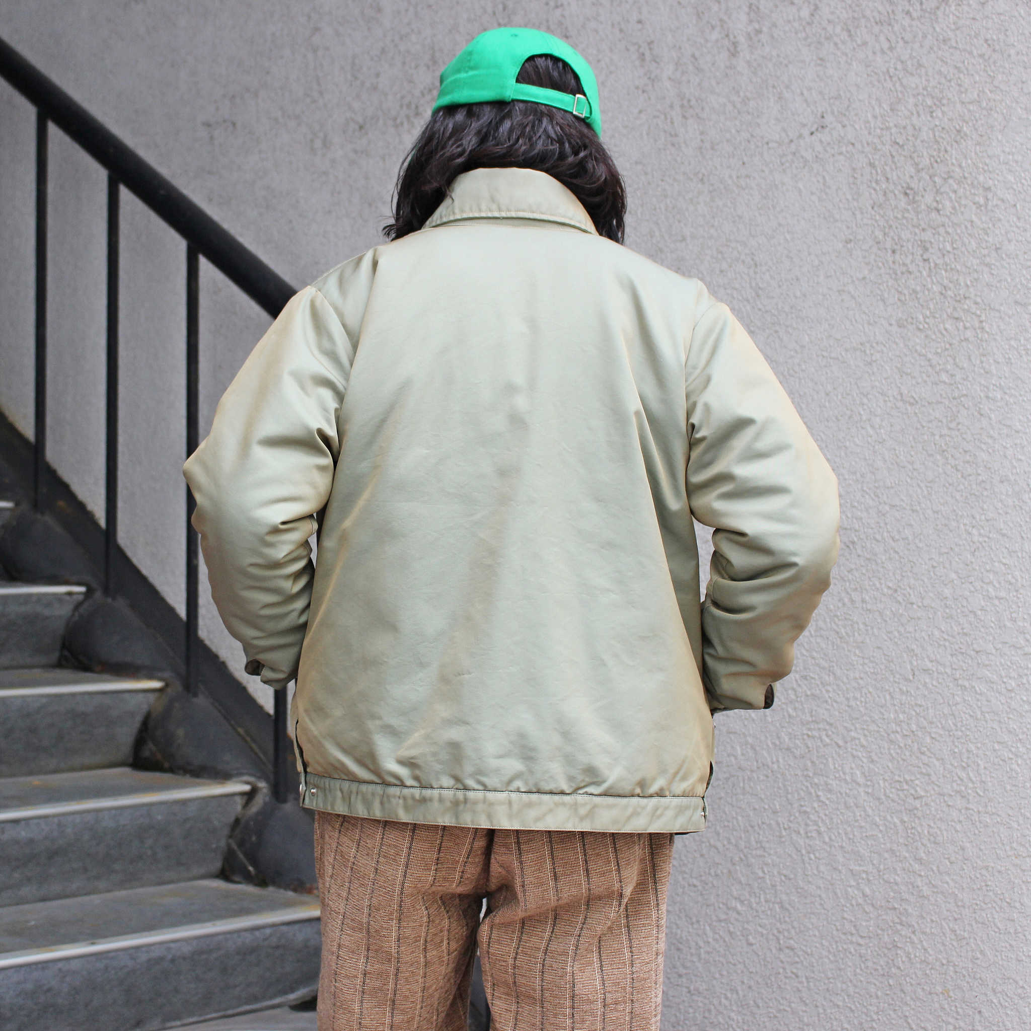 necessary or unnecessary ネセサリーオアアンネセサリー N.O.UNナウン / A-2 エーツー (OLIVE オリーブ)