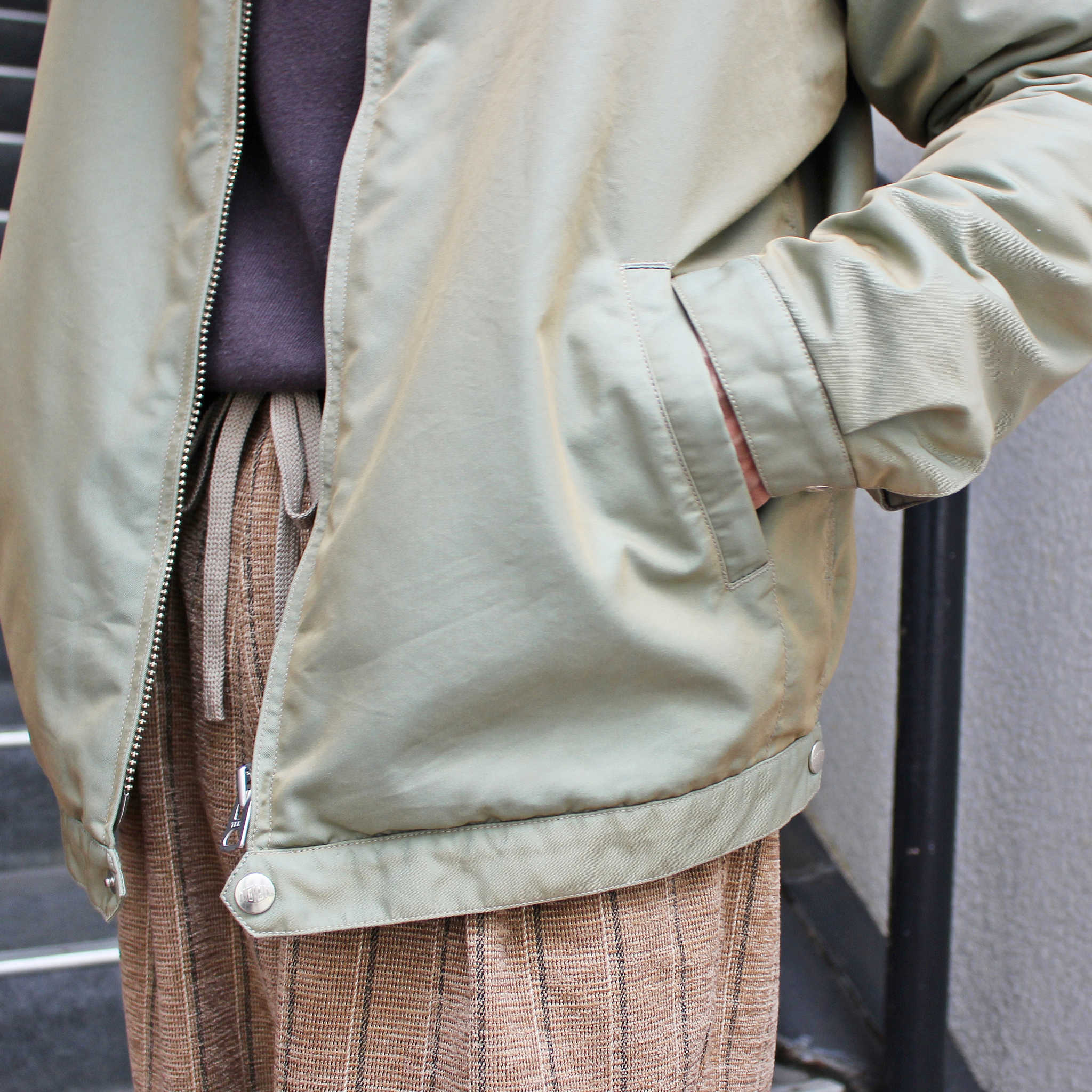 necessary or unnecessary ネセサリーオアアンネセサリー N.O.UNナウン / A-2 エーツー (OLIVE オリーブ)