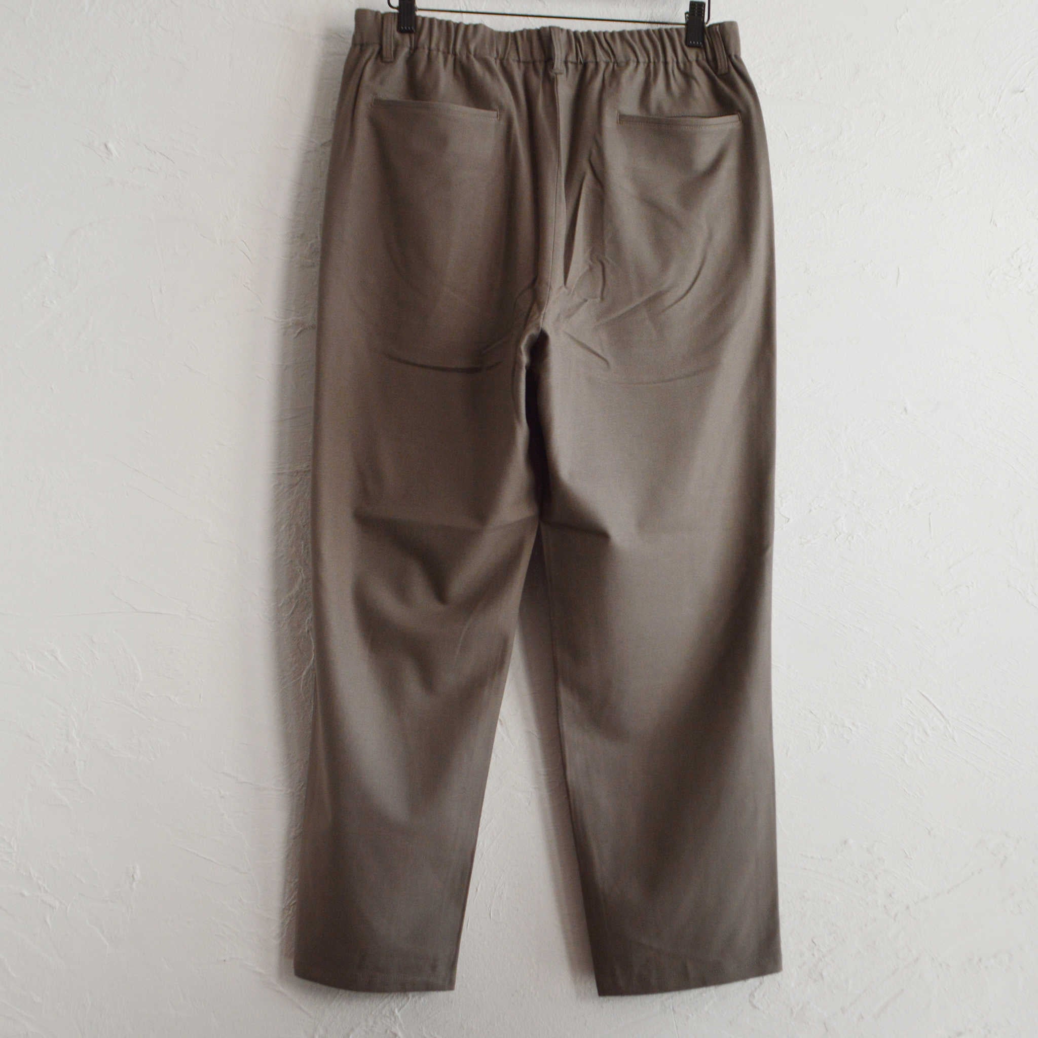 LAMOND ラモンド / CASHMERE TOUCH EASY SLACKS カシミアタッチイージースラックス (GREIGE グレージュ)