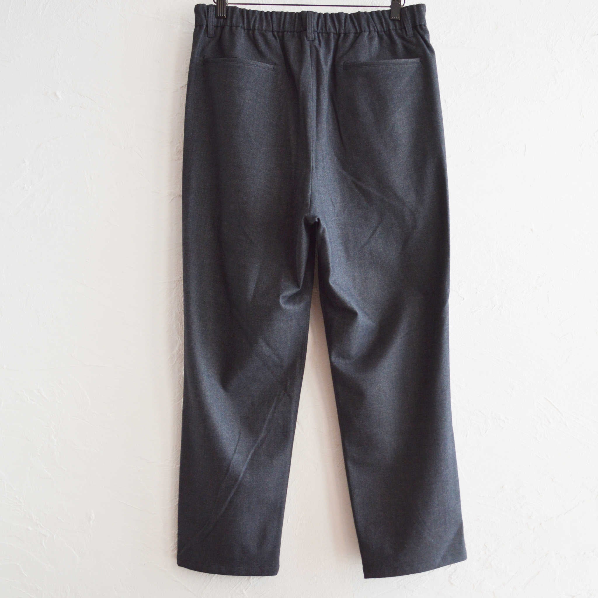 LAMOND ラモンド / CASHMERE TOUCH EASY SLACKS カシミアタッチイージースラックス (BLACK ブラック)