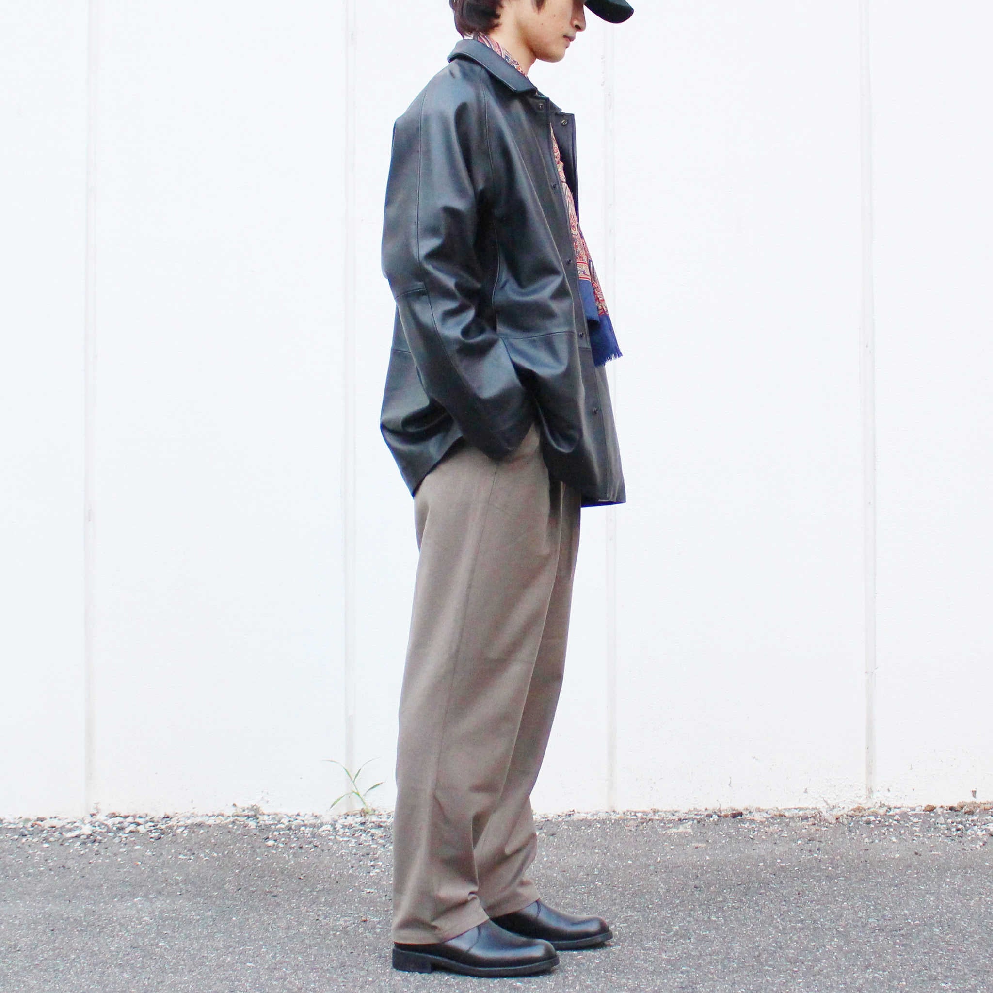 LAMOND ラモンド / CASHMERE TOUCH EASY SLACKS カシミアタッチイージースラックス (GREIGE グレージュ)