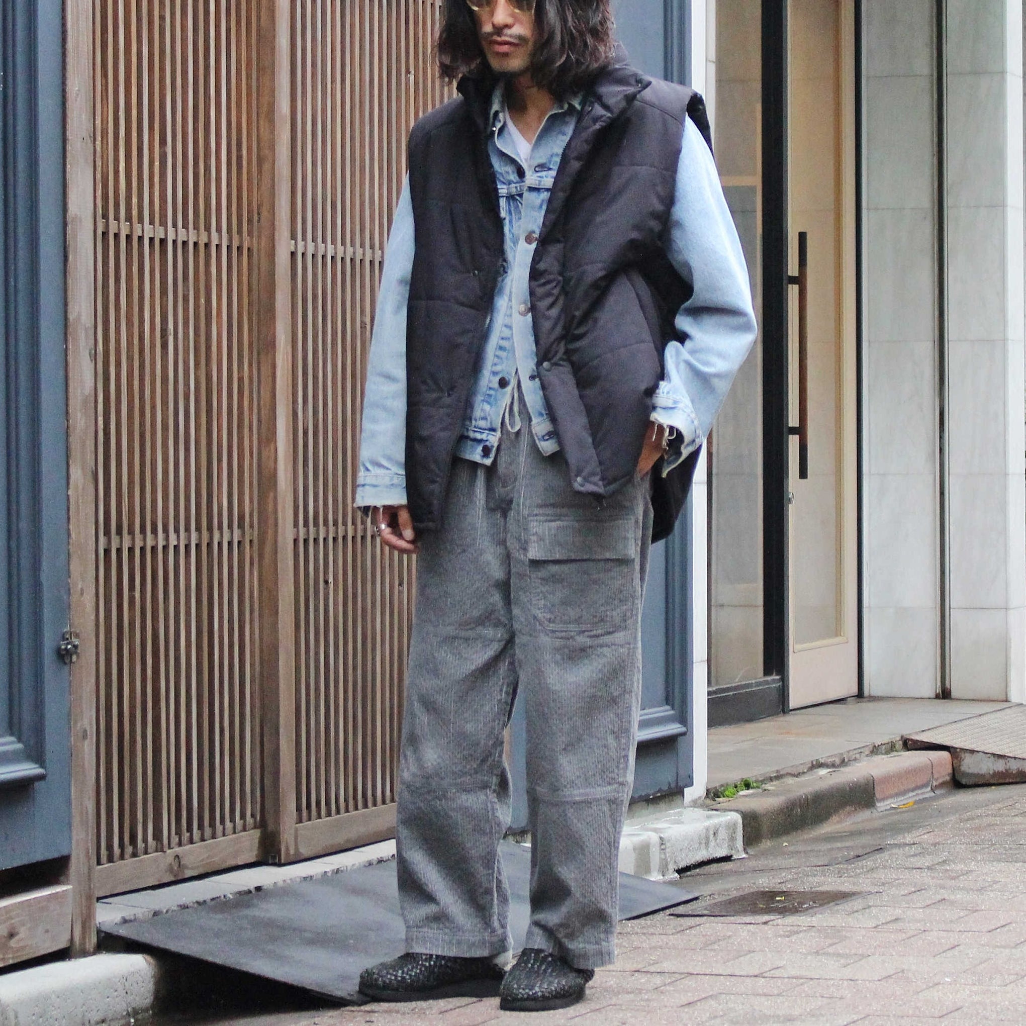 Nasngwam. ナスングワム / DOZY EAZY PANTS ドジーイージーパンツ (GRAY グレー)