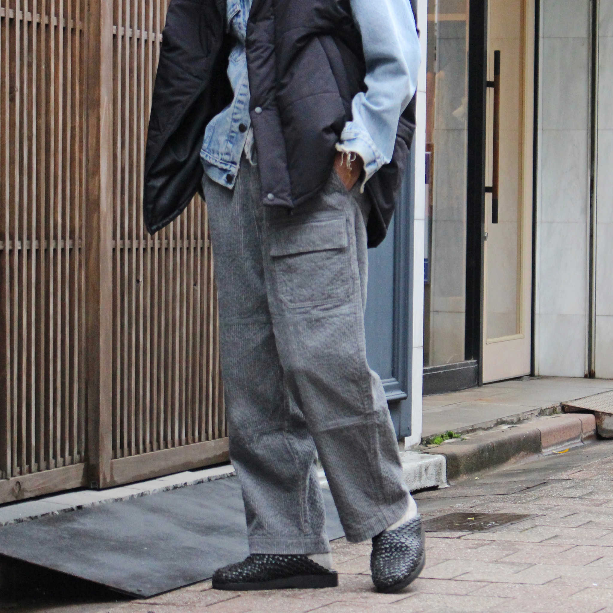 Nasngwam. ナスングワム / DOZY EAZY PANTS ドジーイージーパンツ (GRAY グレー)