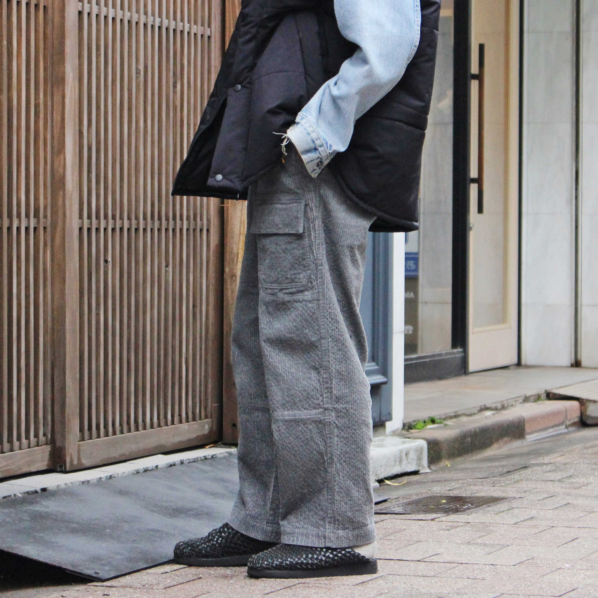 Nasngwam. ナスングワム / DOZY EAZY PANTS ドジーイージーパンツ (GRAY グレー)