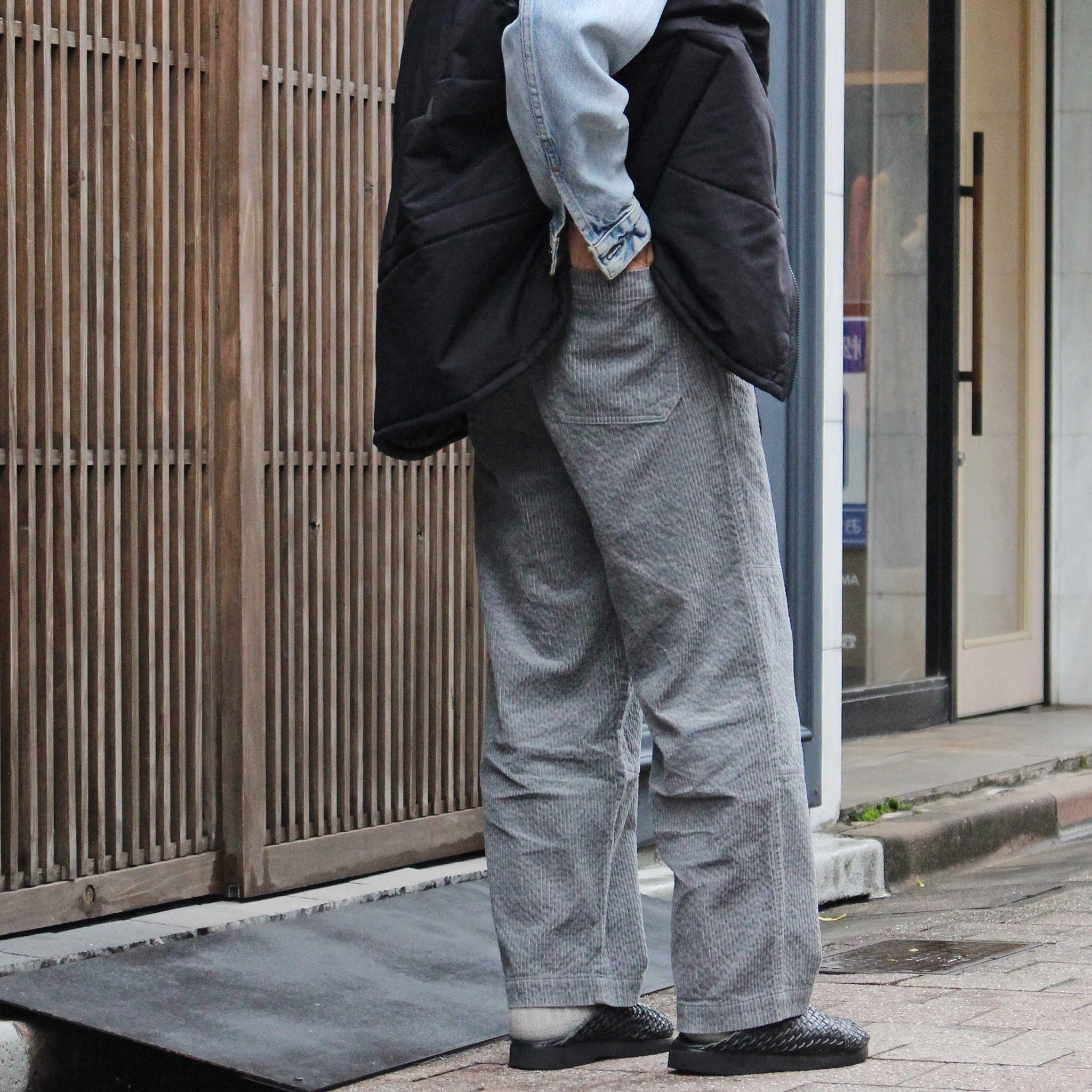 Nasngwam. ナスングワム / DOZY EAZY PANTS ドジーイージーパンツ (GRAY グレー)