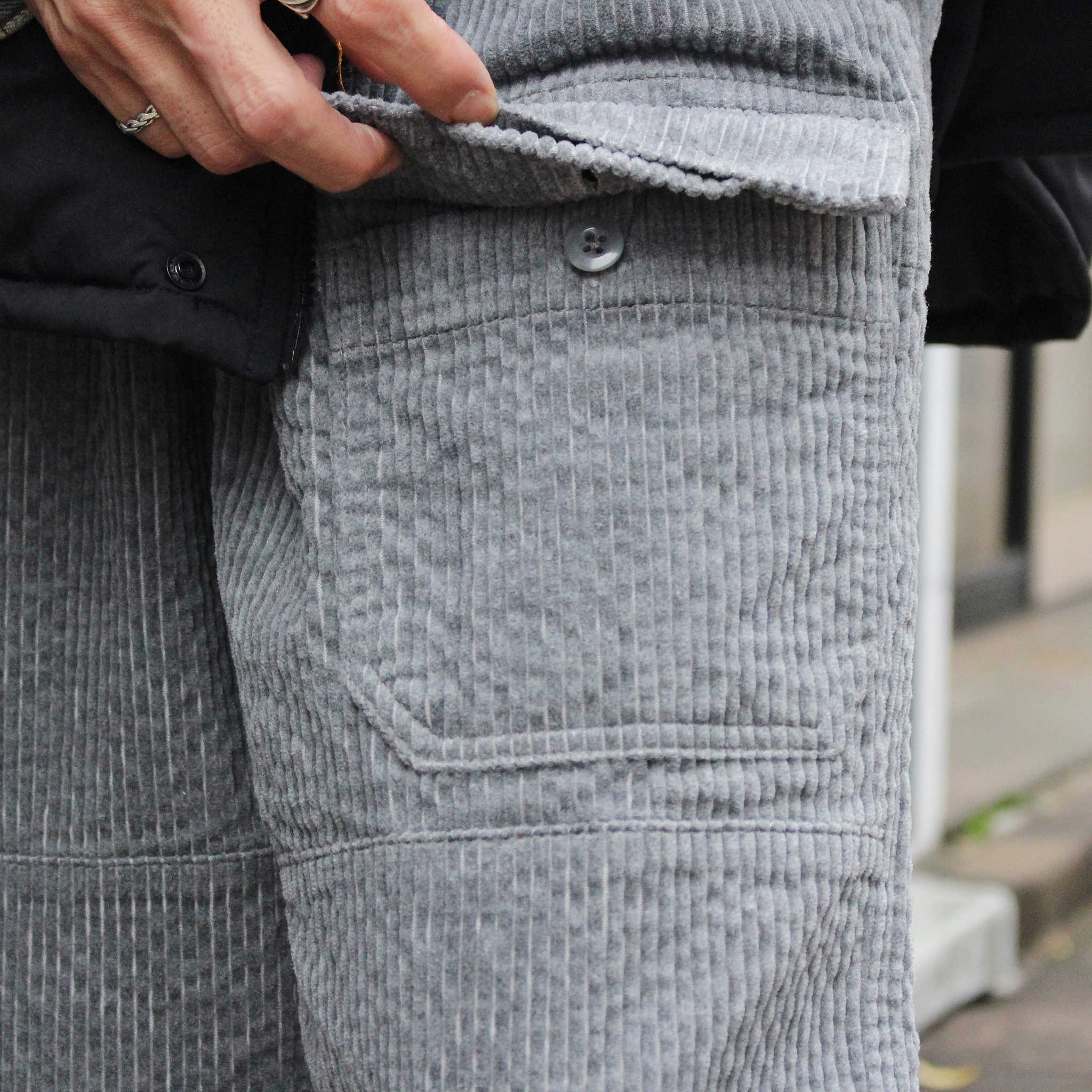 Nasngwam. ナスングワム / DOZY EAZY PANTS ドジーイージーパンツ (GRAY グレー)