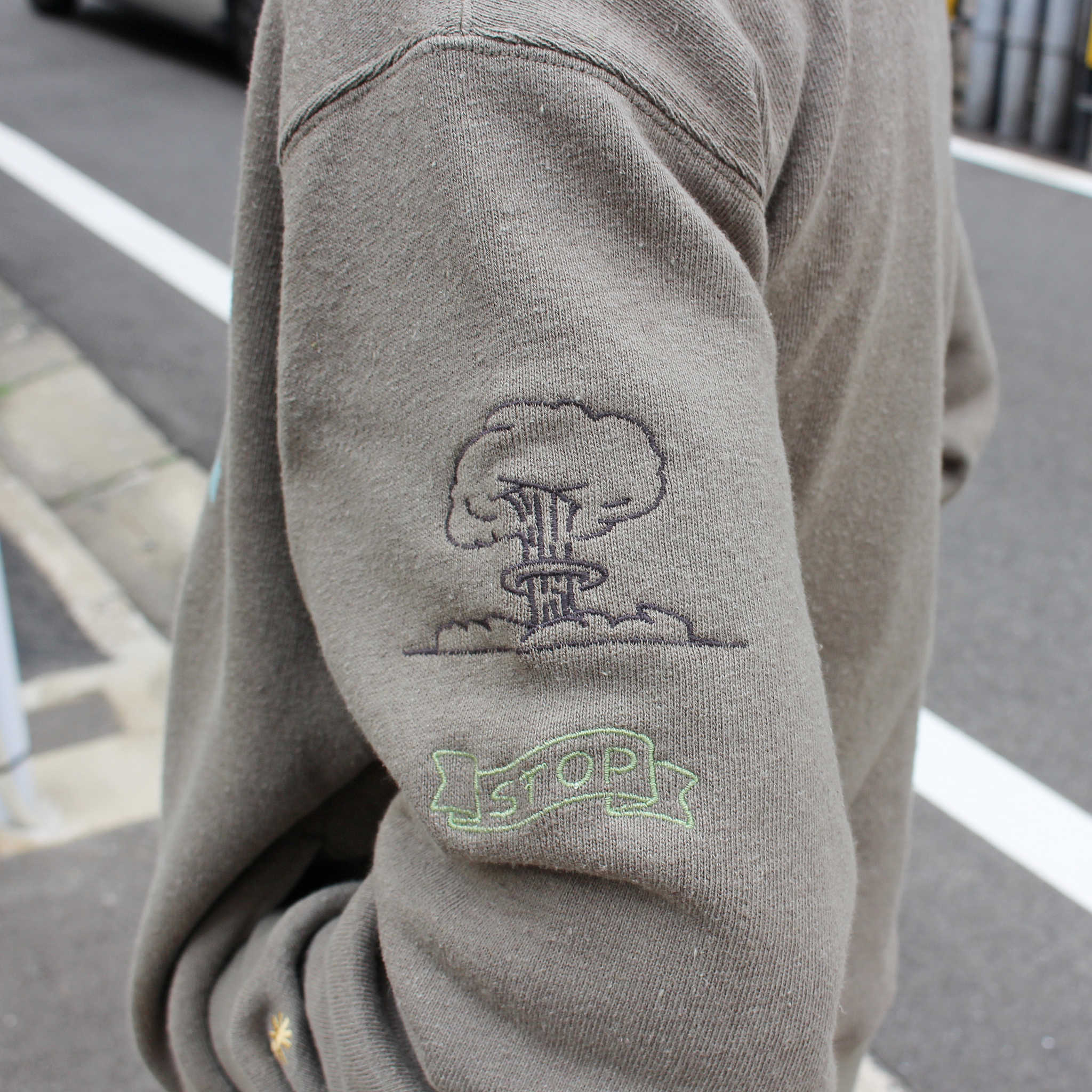 GOHEMP ゴーヘンプ / EARTH CREW SWEAT アースクルースウェット (OLIVE BRANCH オリーブブランチ)